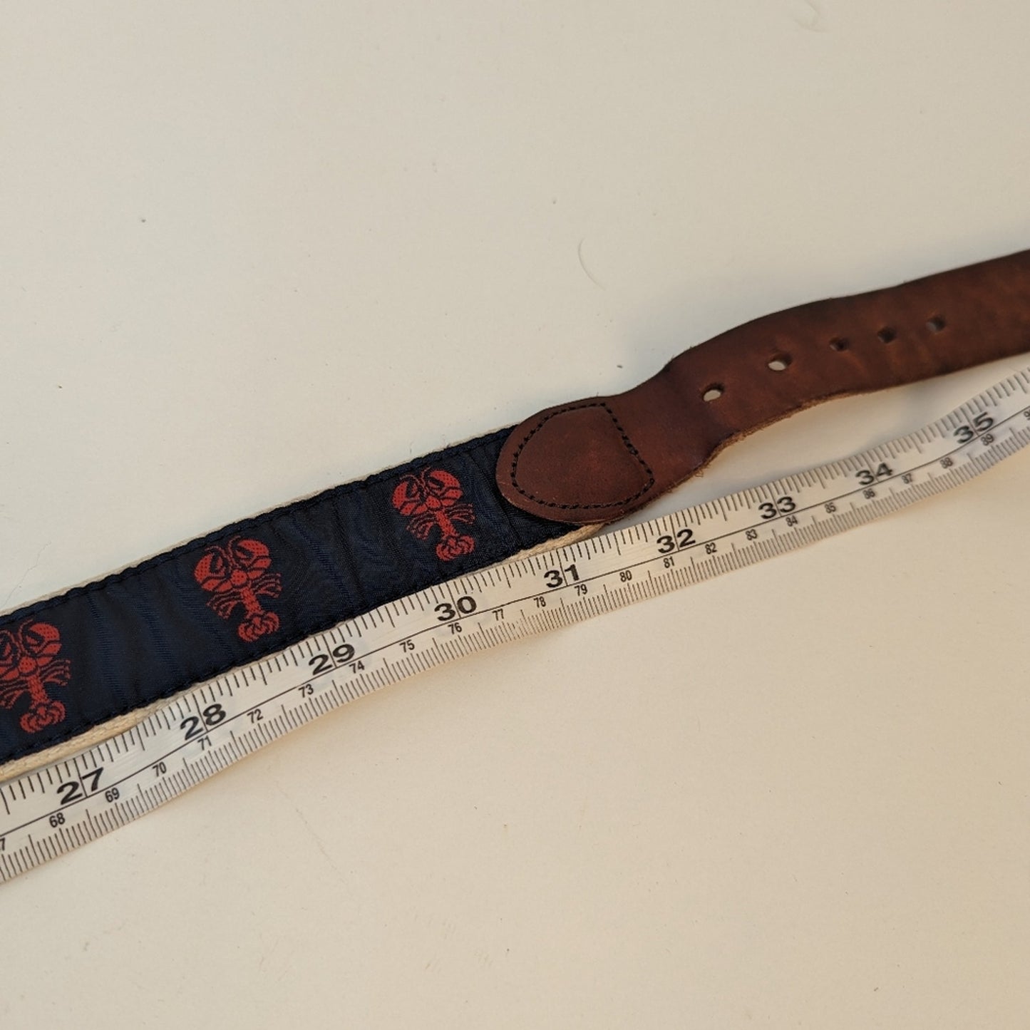 Lobster Leather Belt