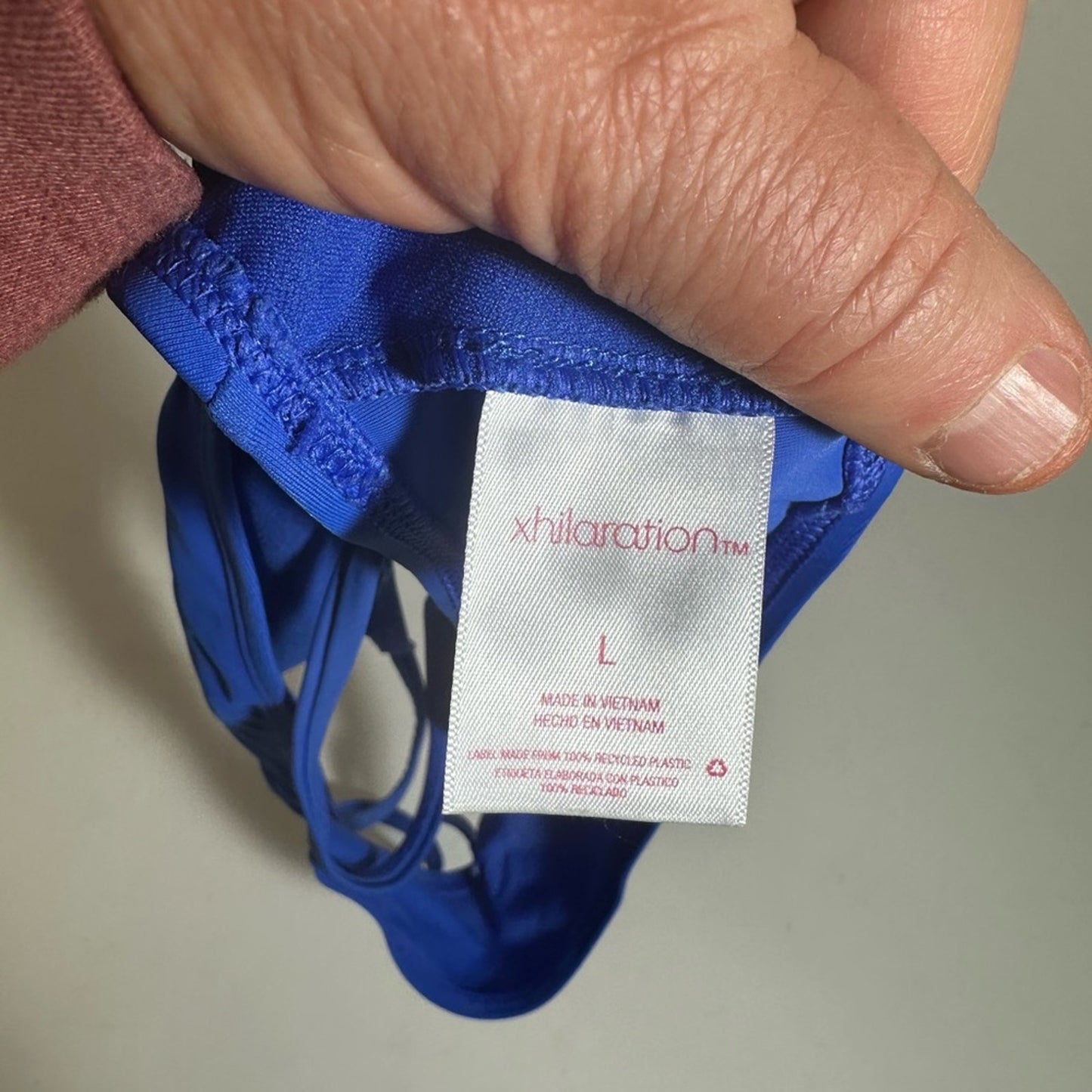 Xhilaration Blue Bikini Top