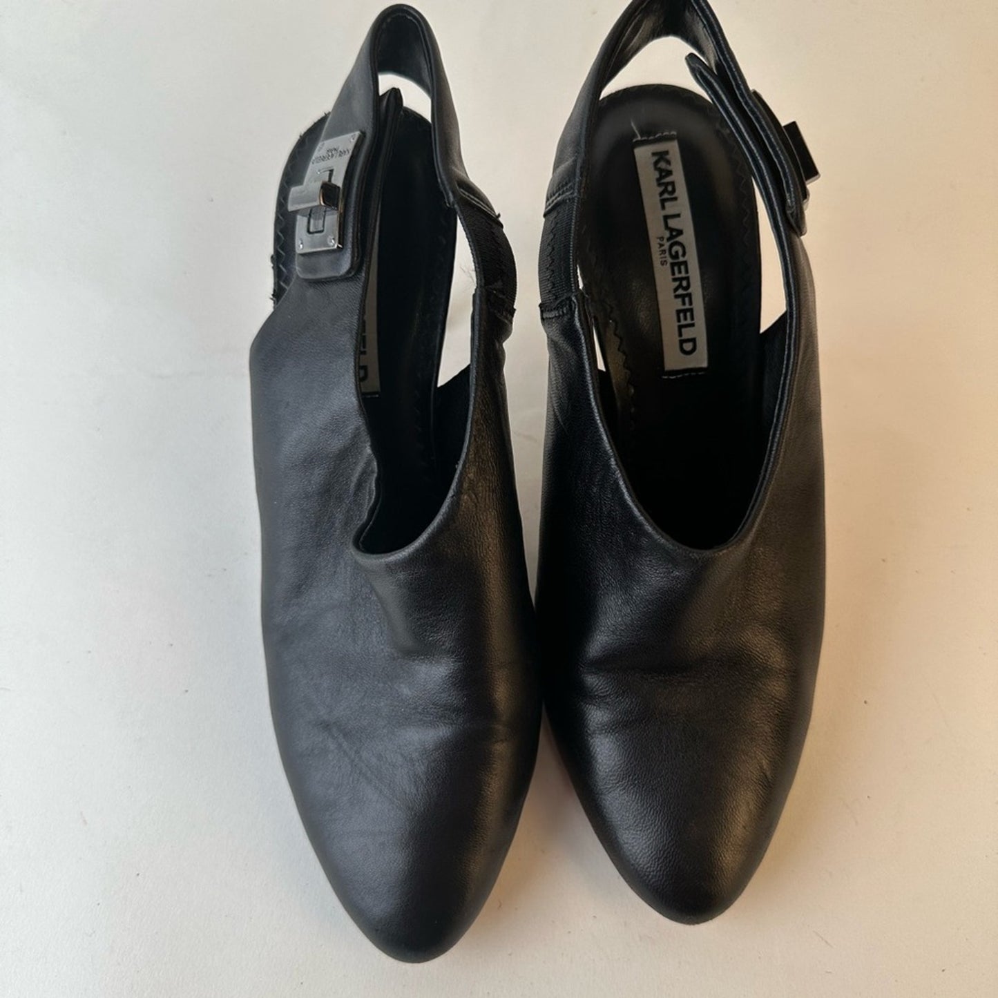 Karl Langerfield Maddie Slingback Heel Booties