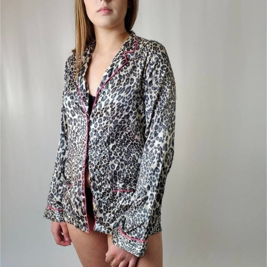Victoria’s Secret Animal Print Pajama Loungewear Top