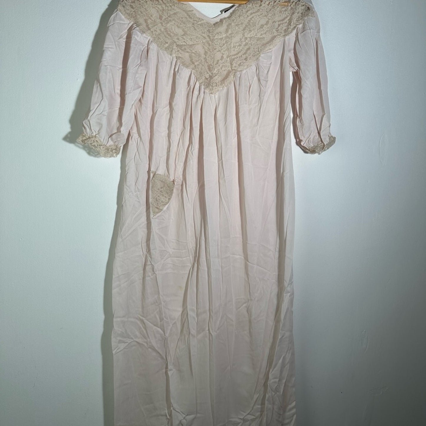 Frankie Simon Cream Lace Nightgown