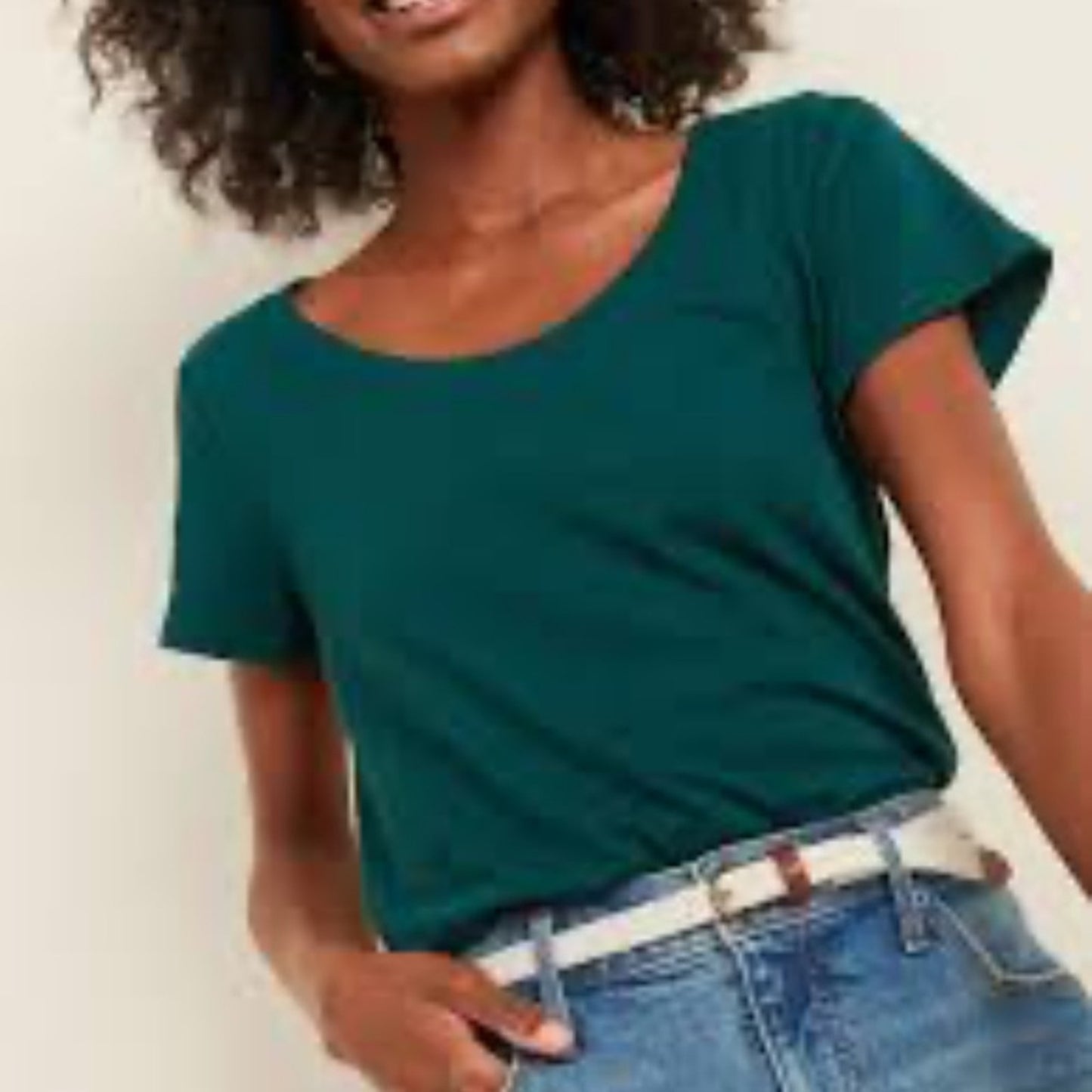 Active Basic Deep Green Tee