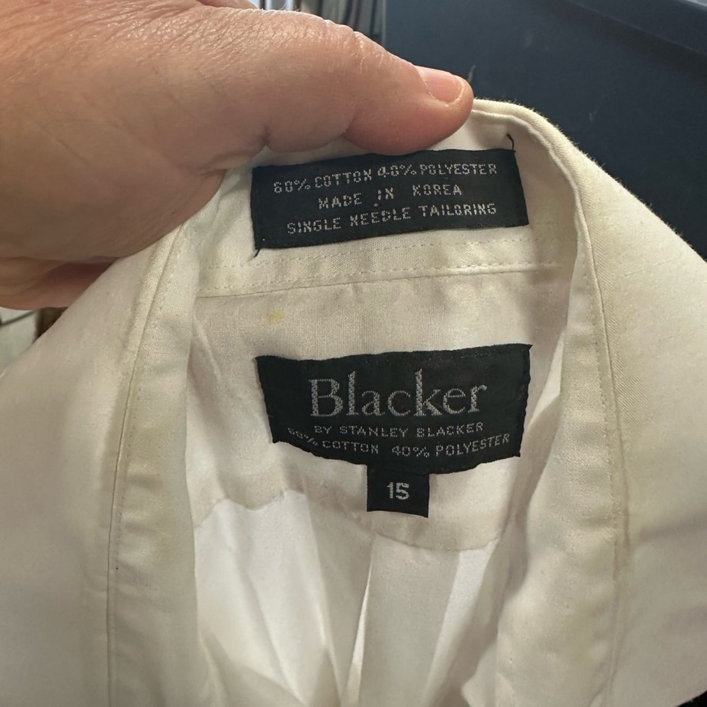 White Men's Short Sleeve Shirt