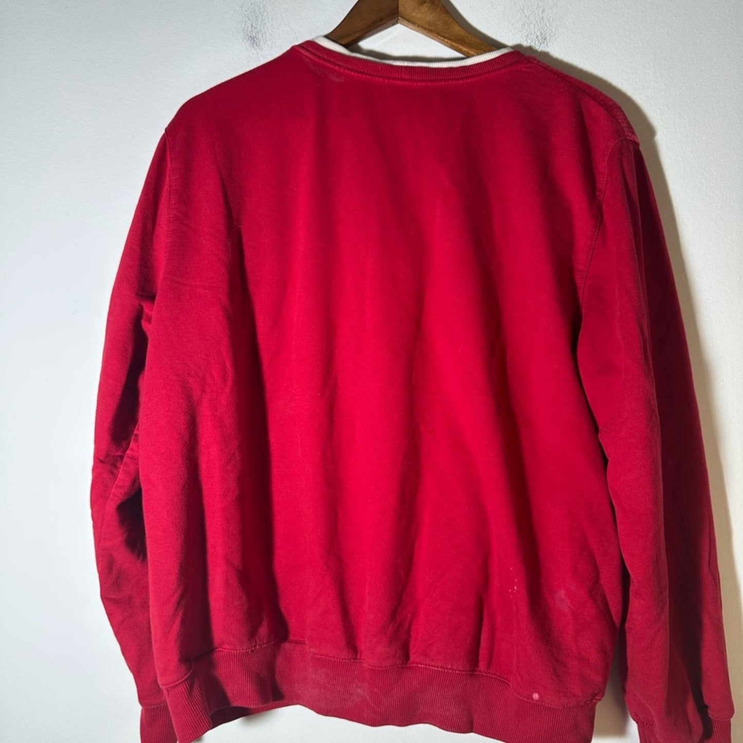 Alfred Dunned Red Floral Embroidered Women's Sweater