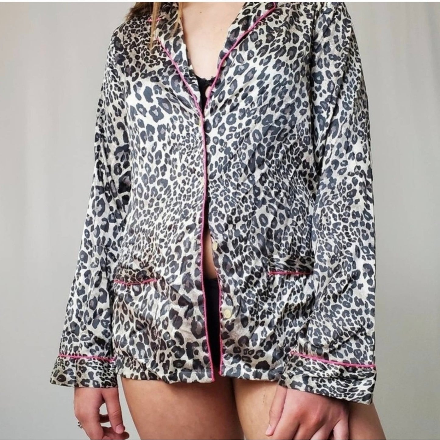 Victoria’s Secret Animal Print Pajama Loungewear Top