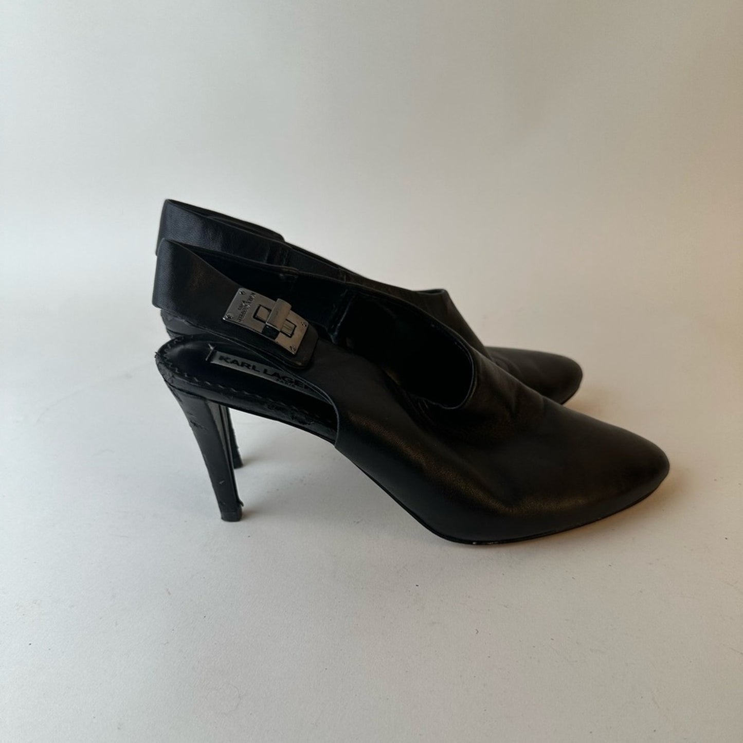 Karl Langerfield Maddie Slingback Heel Booties