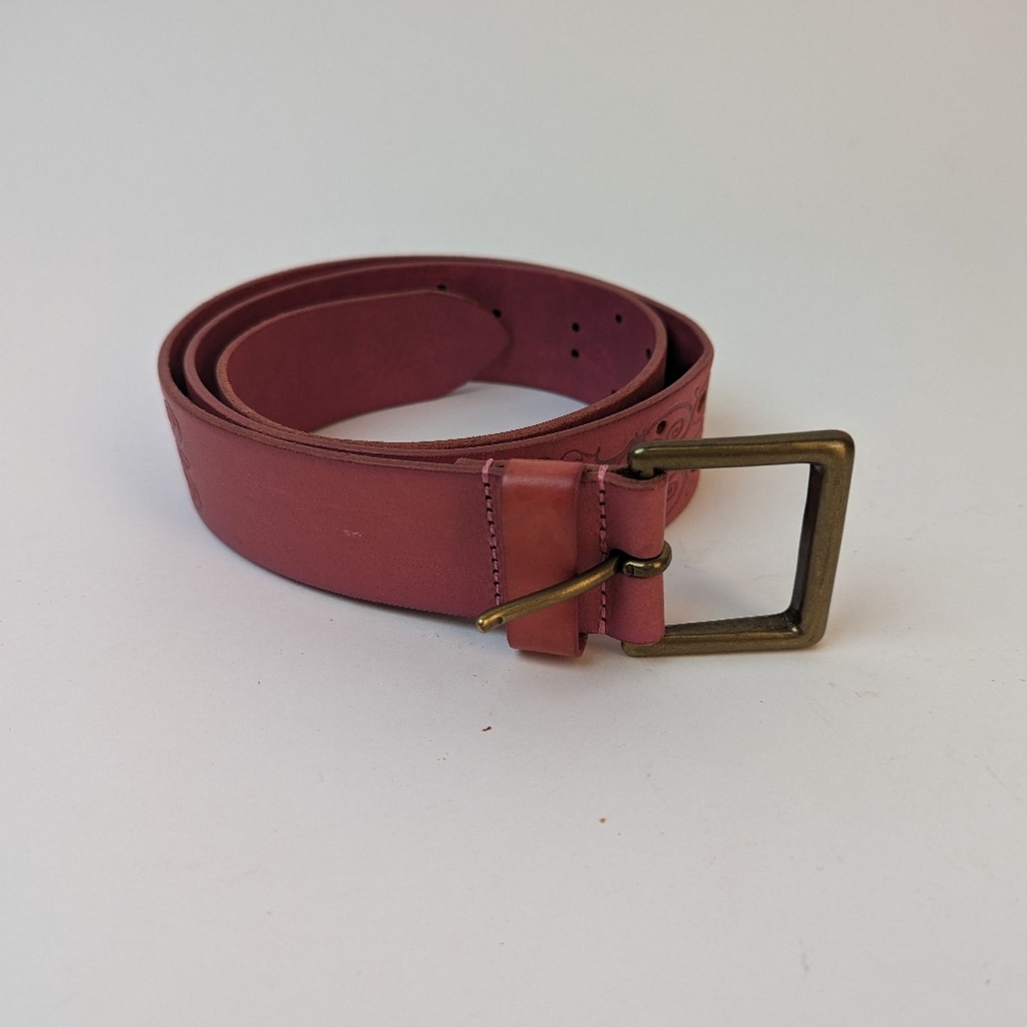 Old Navy Pink Leather Belt - Medium