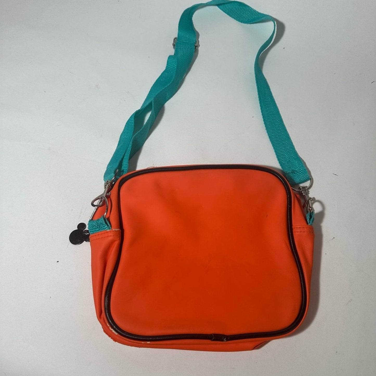 Vibrant Orange and Blue Mickey Mouse Bag