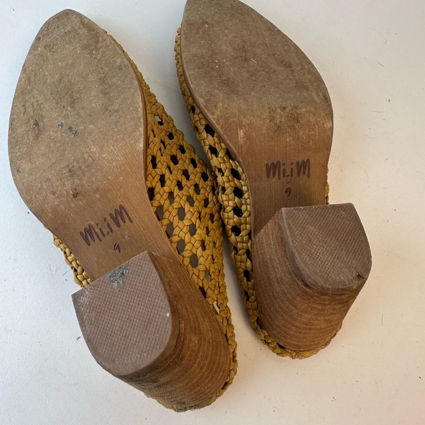 Mi.iM Paris Woven Leather Mules