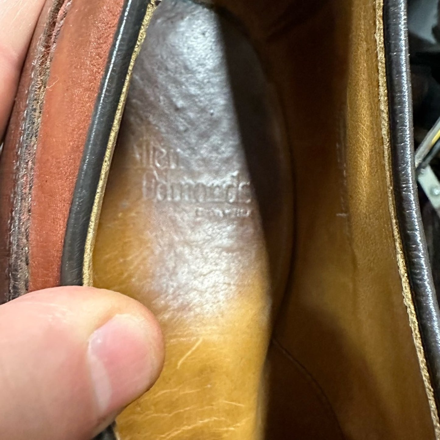 Allen Edmonds Stockbridge 3753 Split Toe Blucher Dress Shoes