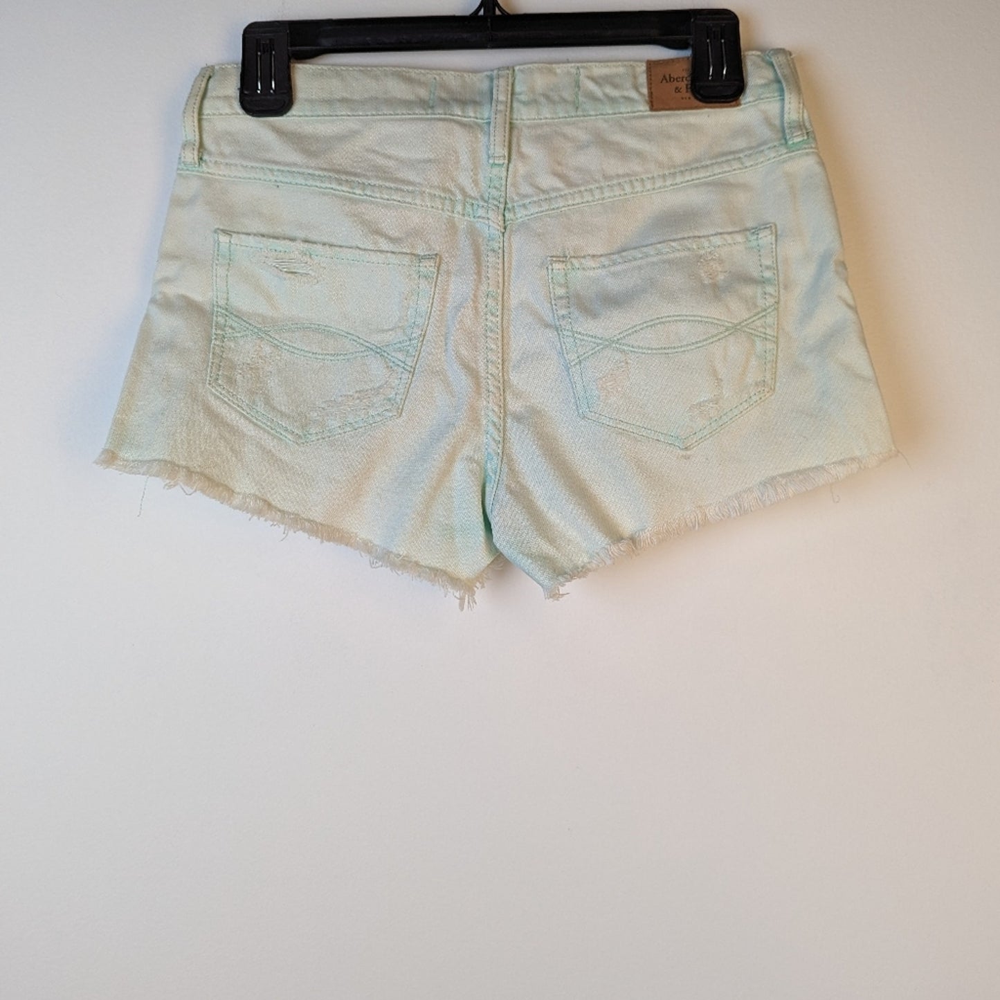 Abercrombie & Fitch Distressed Mint Shorts - 2