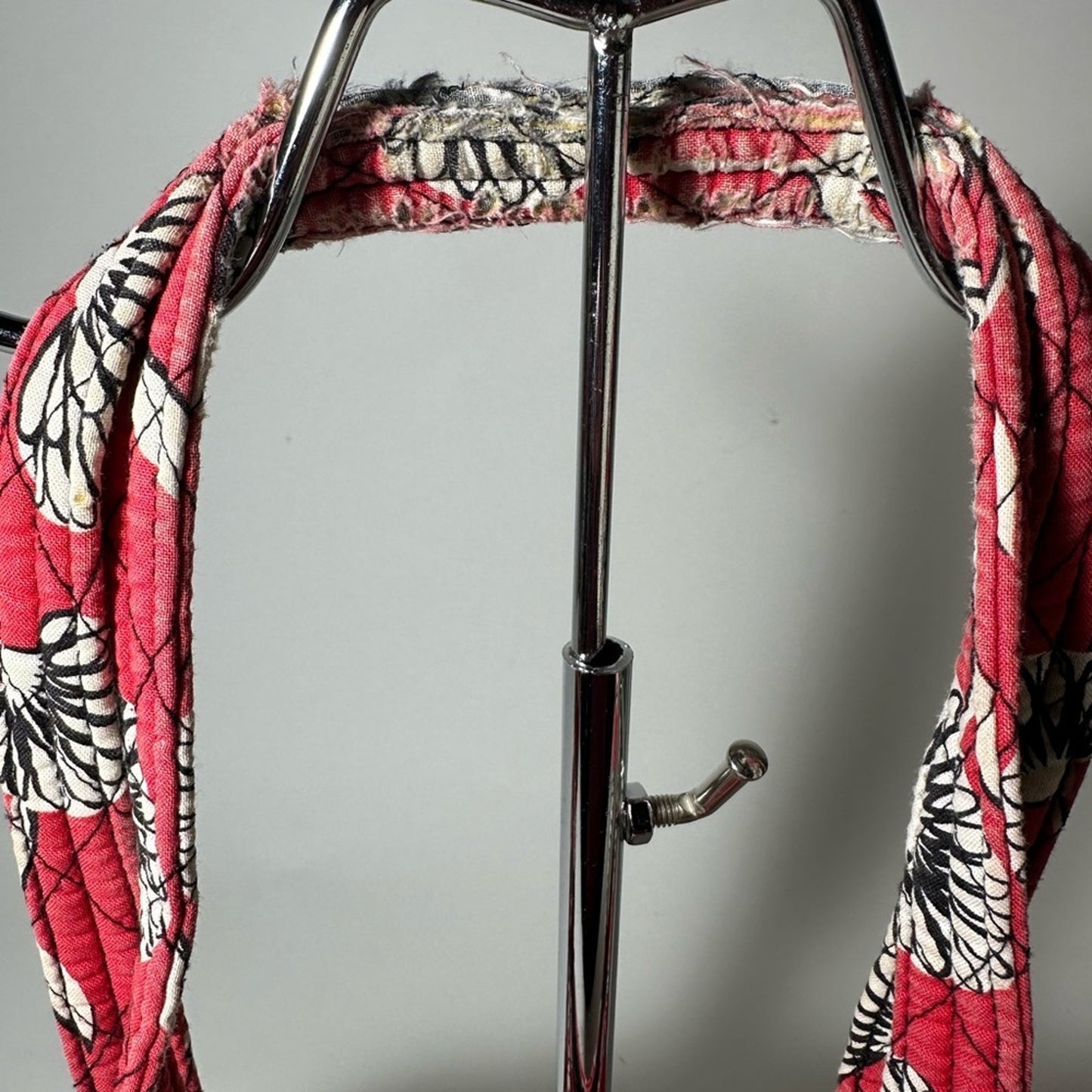 Vera Bradley Vibrant Red and White Floral Shoulder Bag