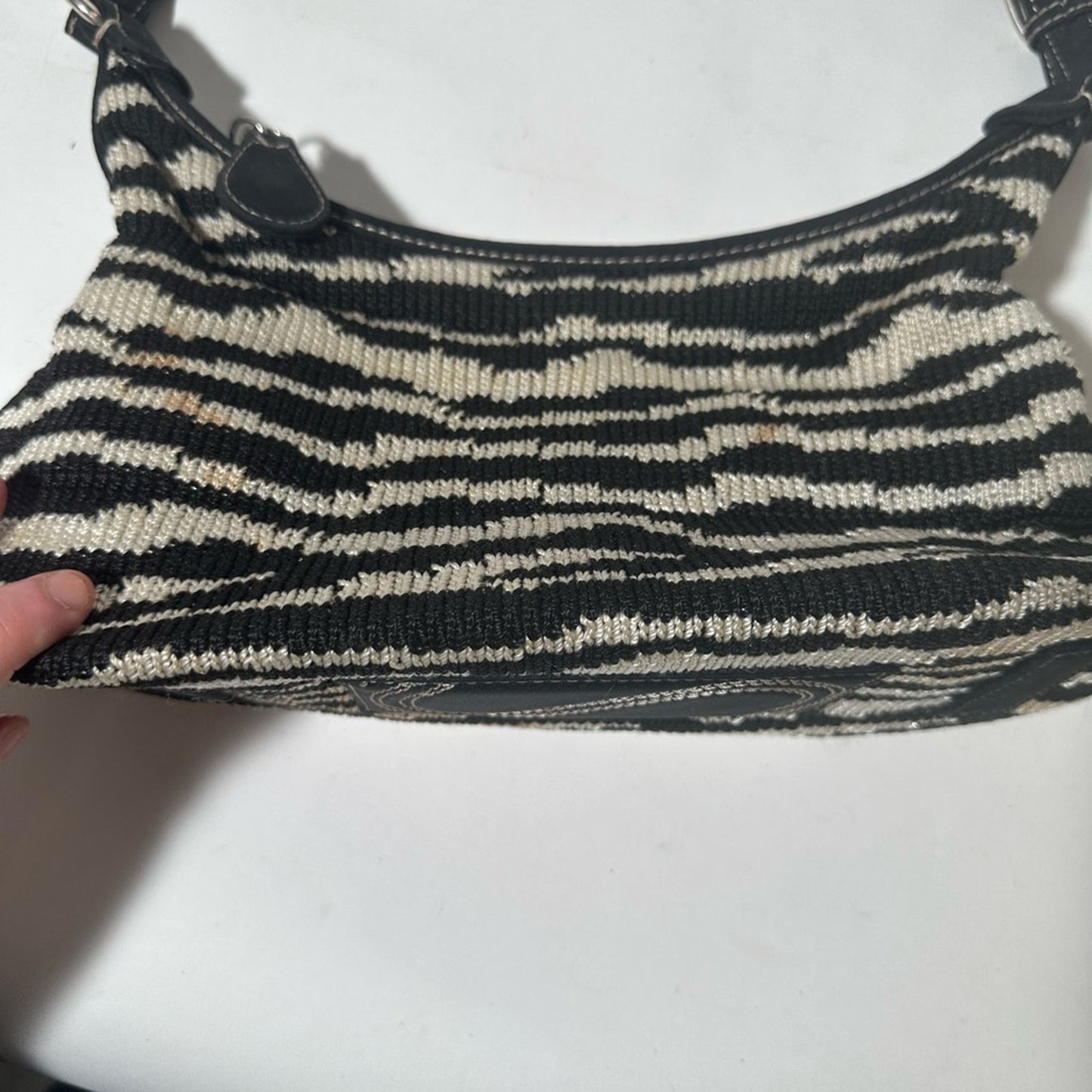 Black and White Zebra Print Women's Bag