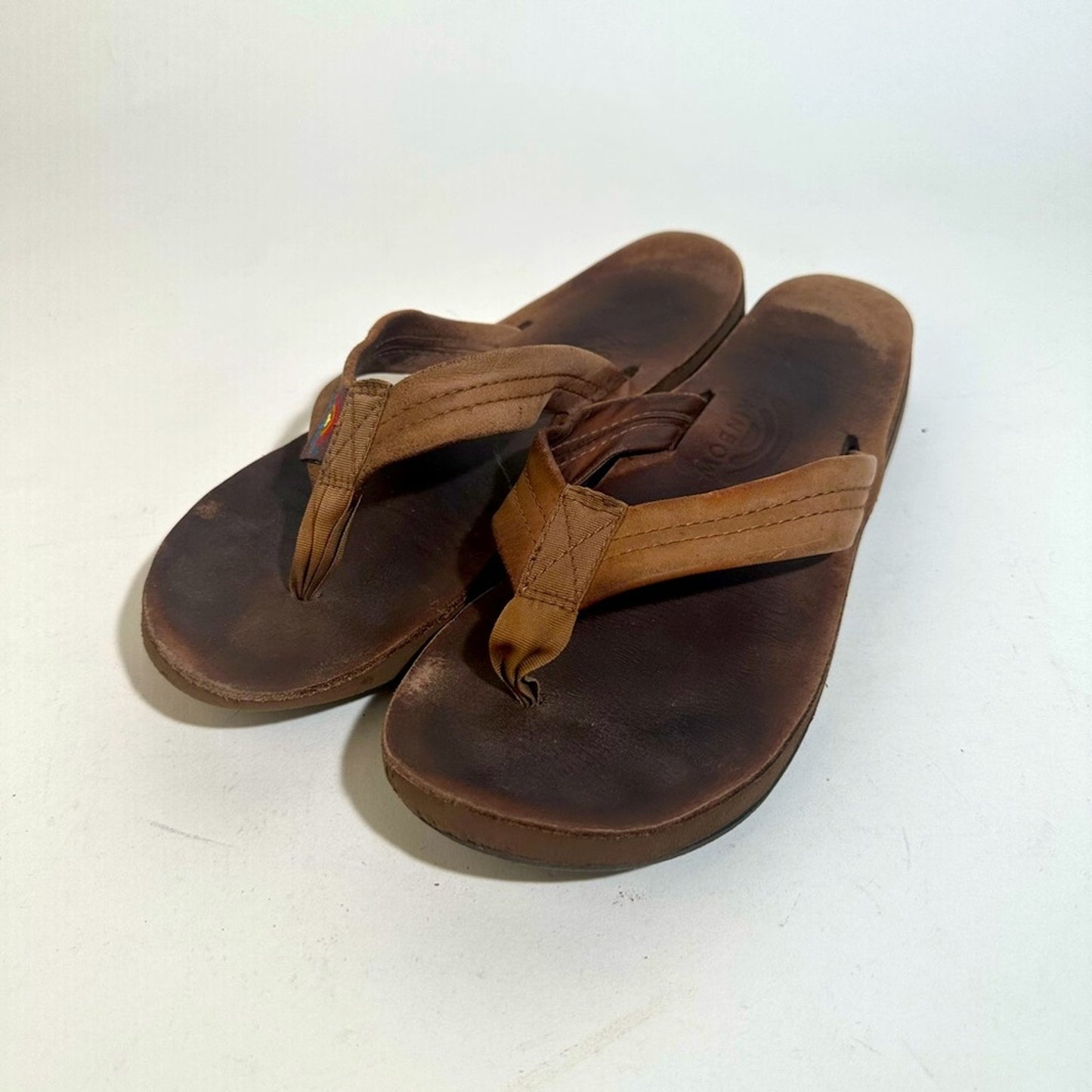 Rainbow Leather Sandals