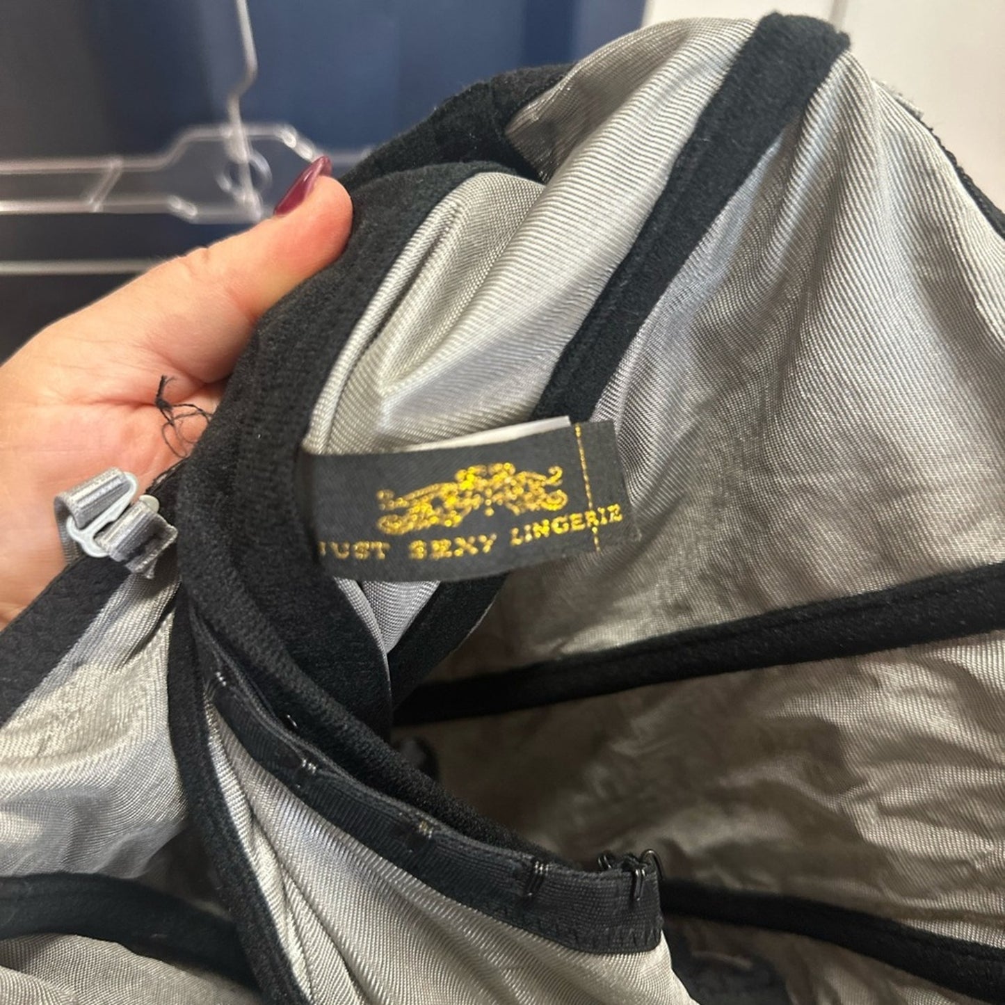 Y2K Elegant Black Lace Corset Bustier with Pink Accents