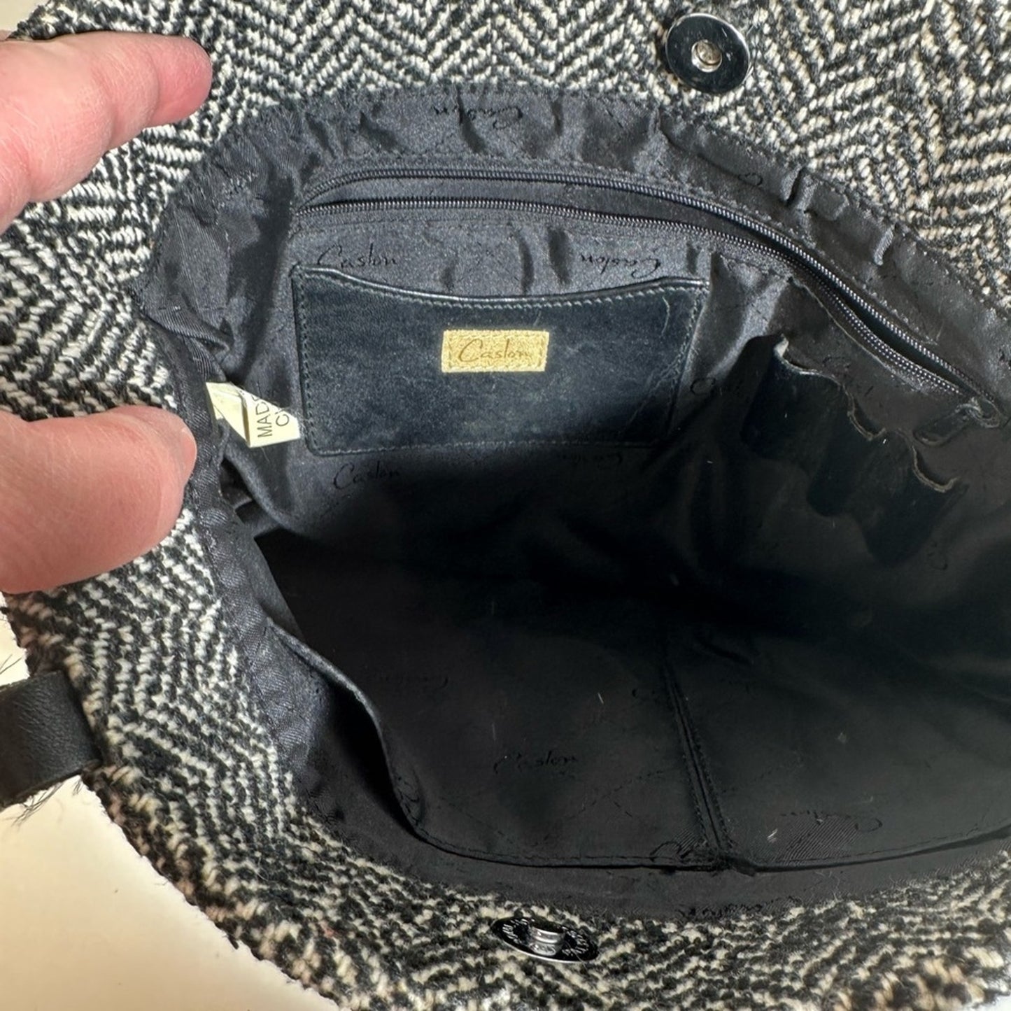 Caslon Herringbone Tote