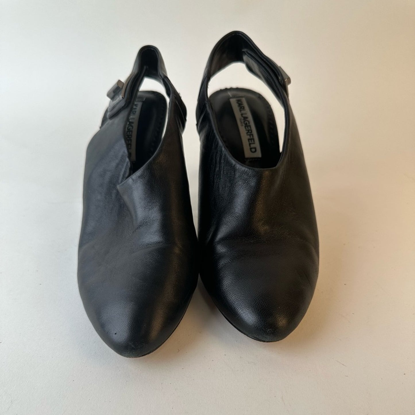 Karl Langerfield Maddie Slingback Heel Booties