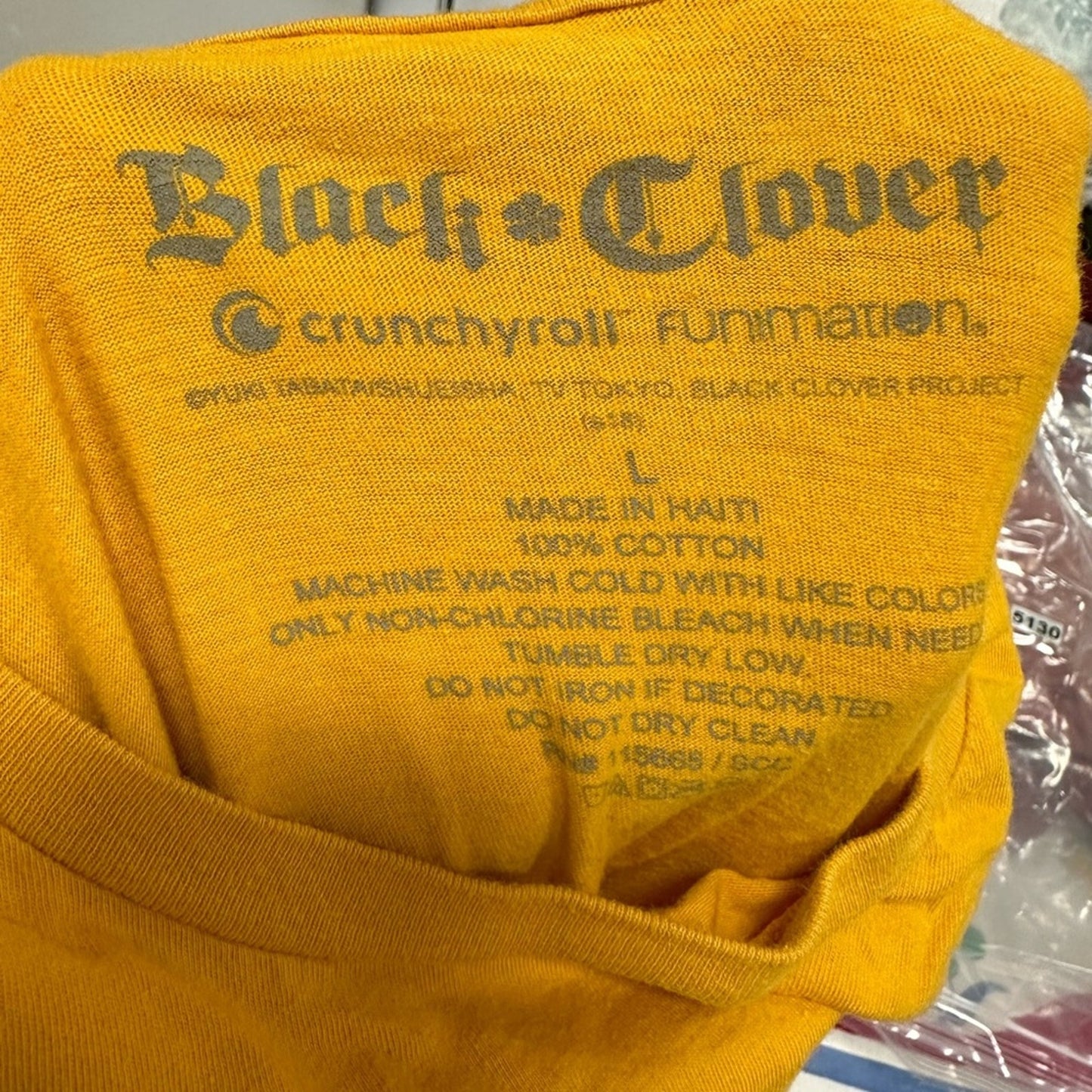 Black Clover Anime Tee Shirt
