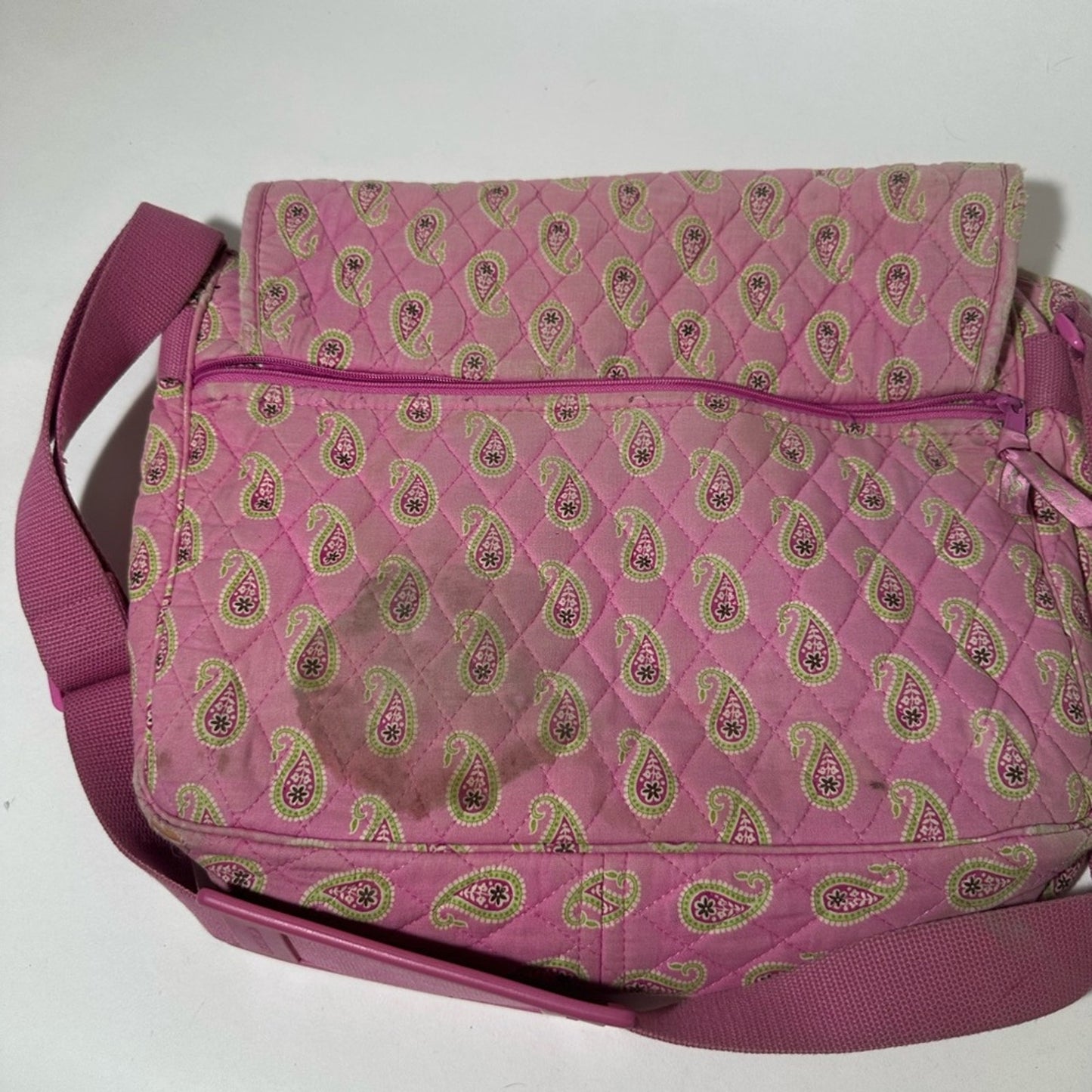 Vera Bradley Pink Quilted Paisley Women's Bag