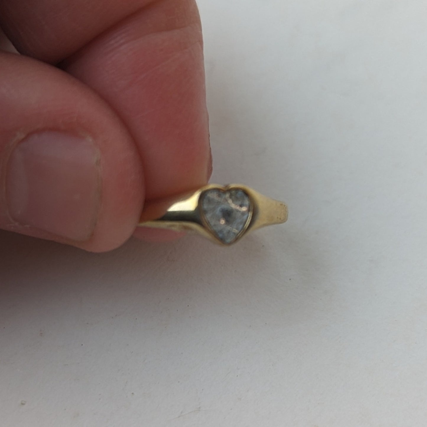 Gold Heart Ring - 6