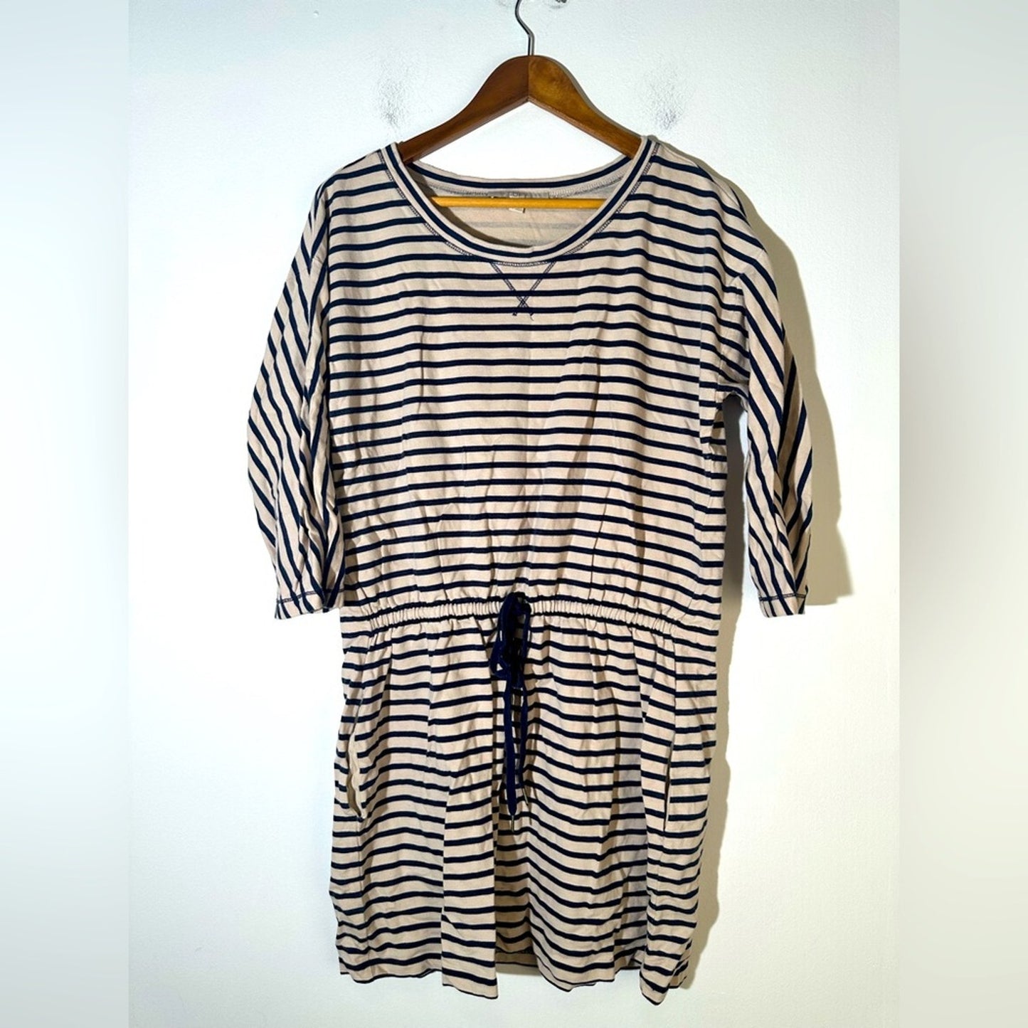Loft Striped Midi Dress