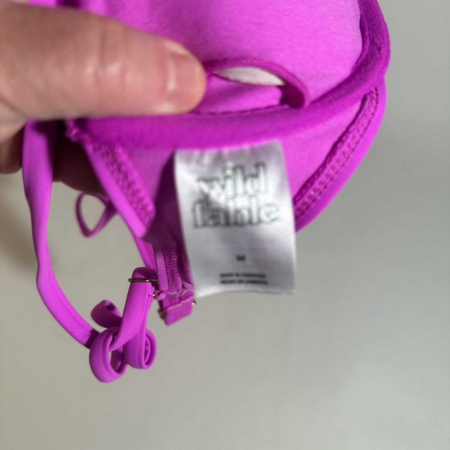 Fushia Bikini Top