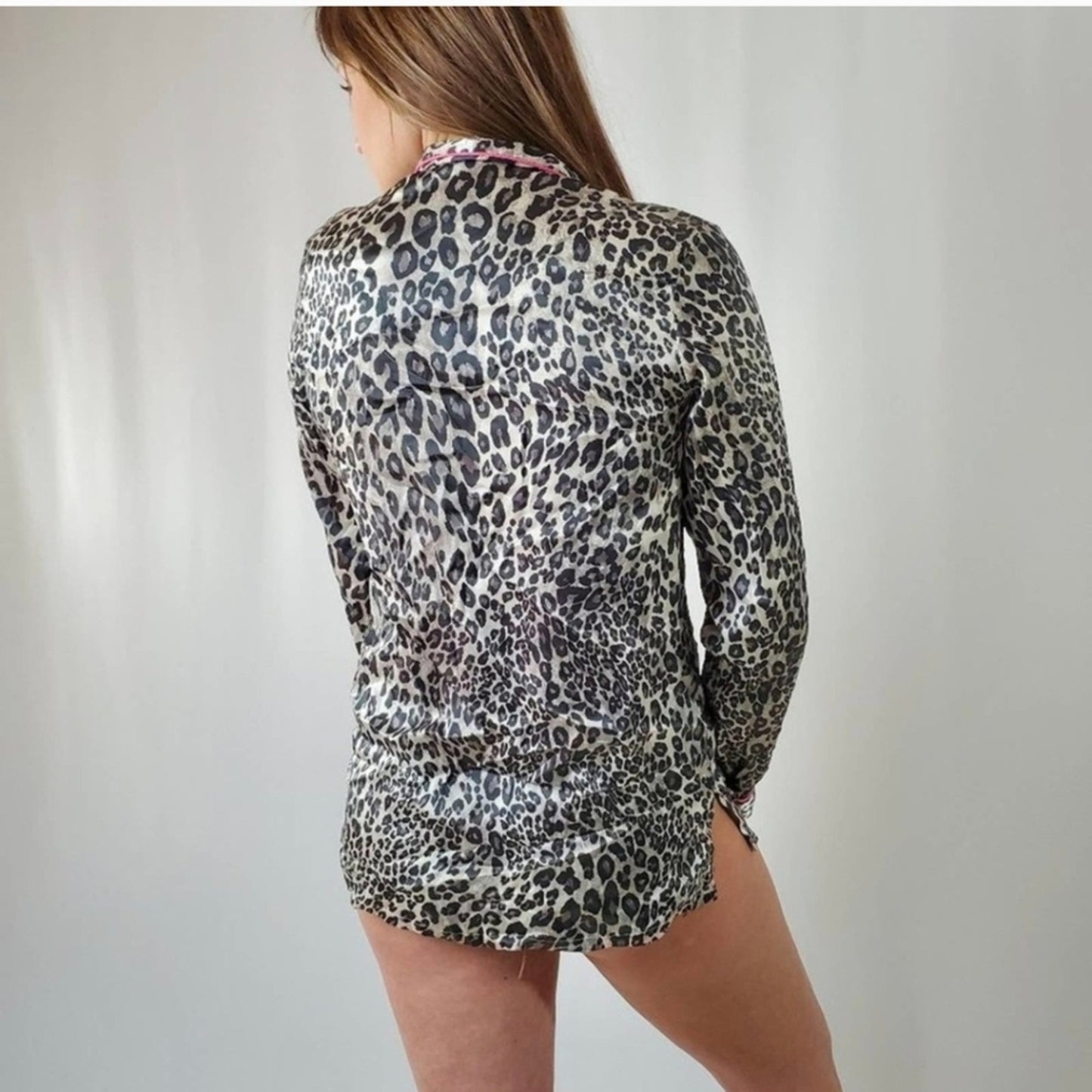 Victoria’s Secret Animal Print Pajama Loungewear Top