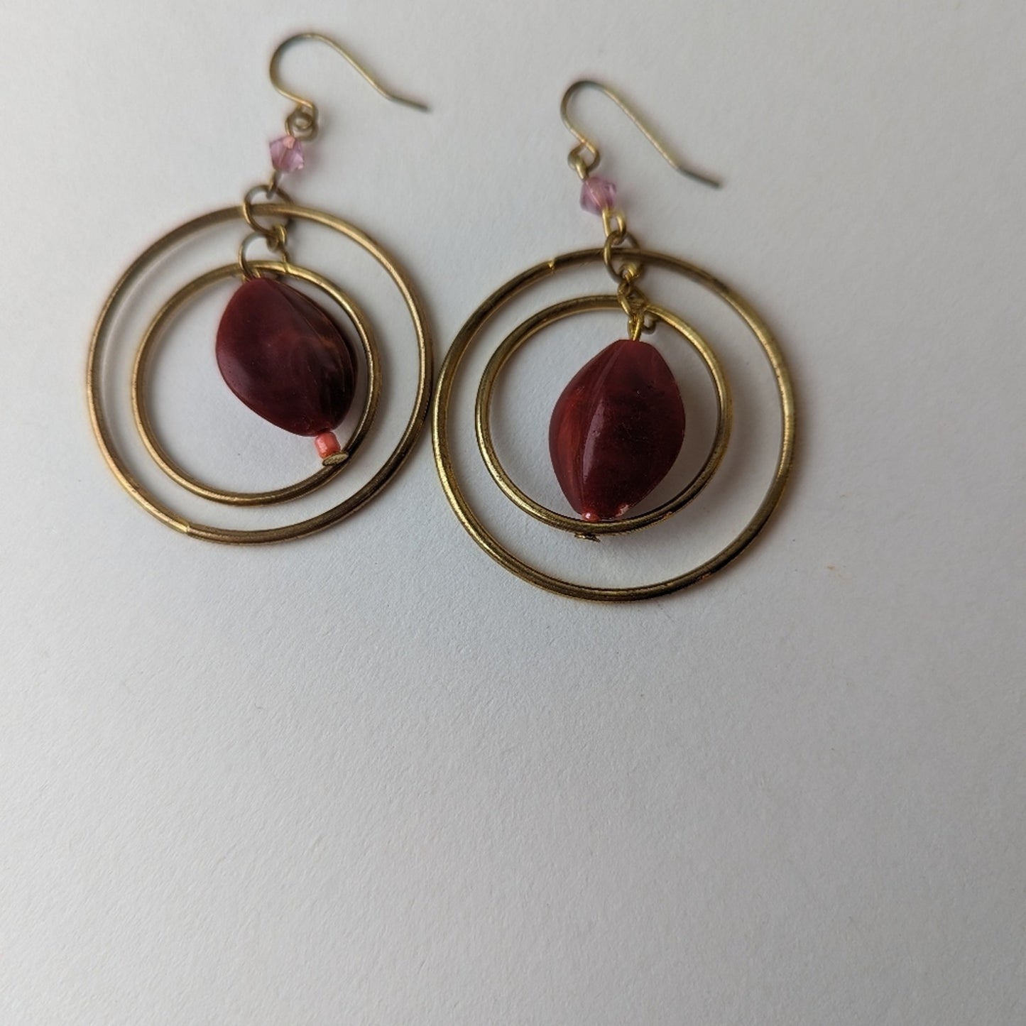 Hoop Stone Earrings