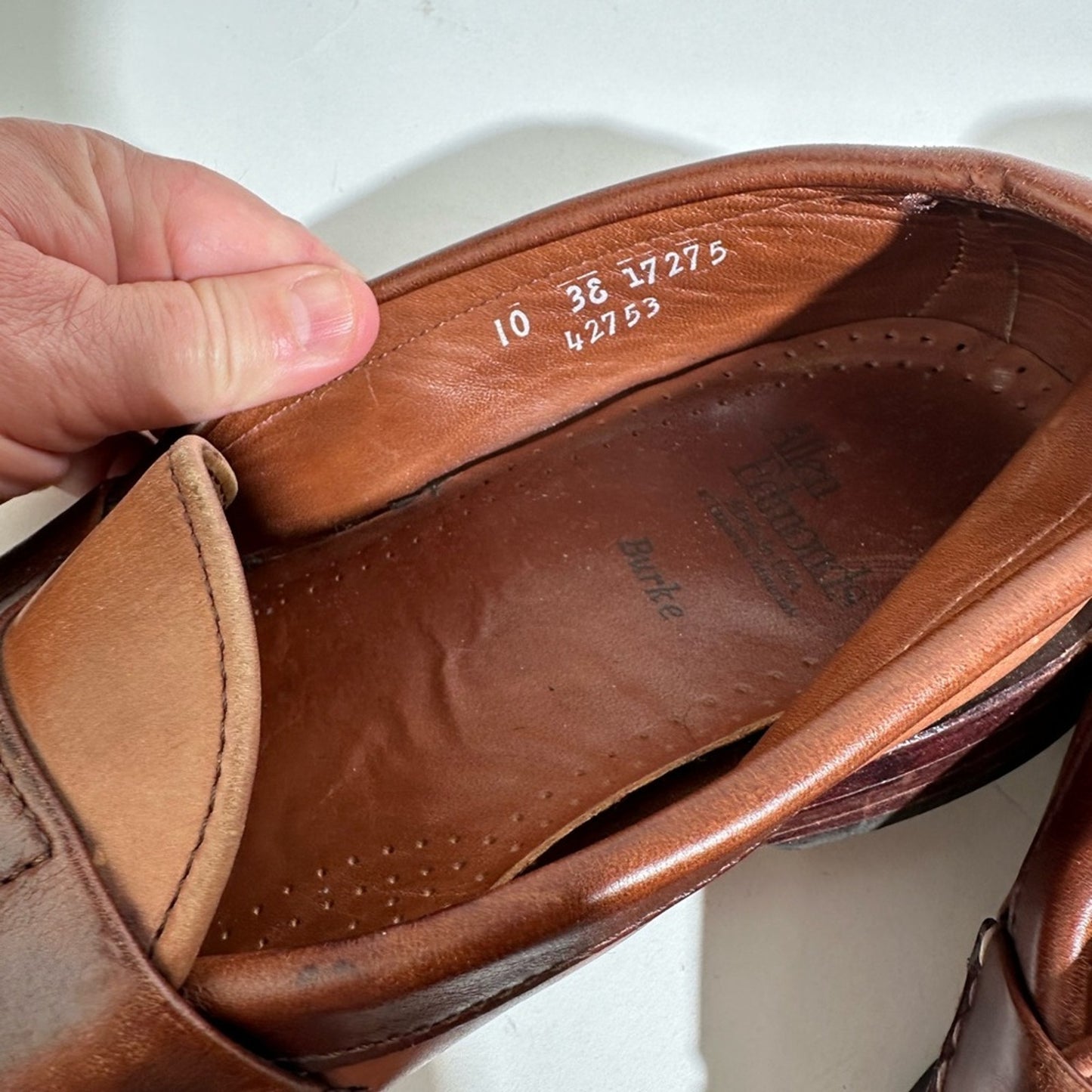 Allen Edmonds Burke Penny Loafers - 10