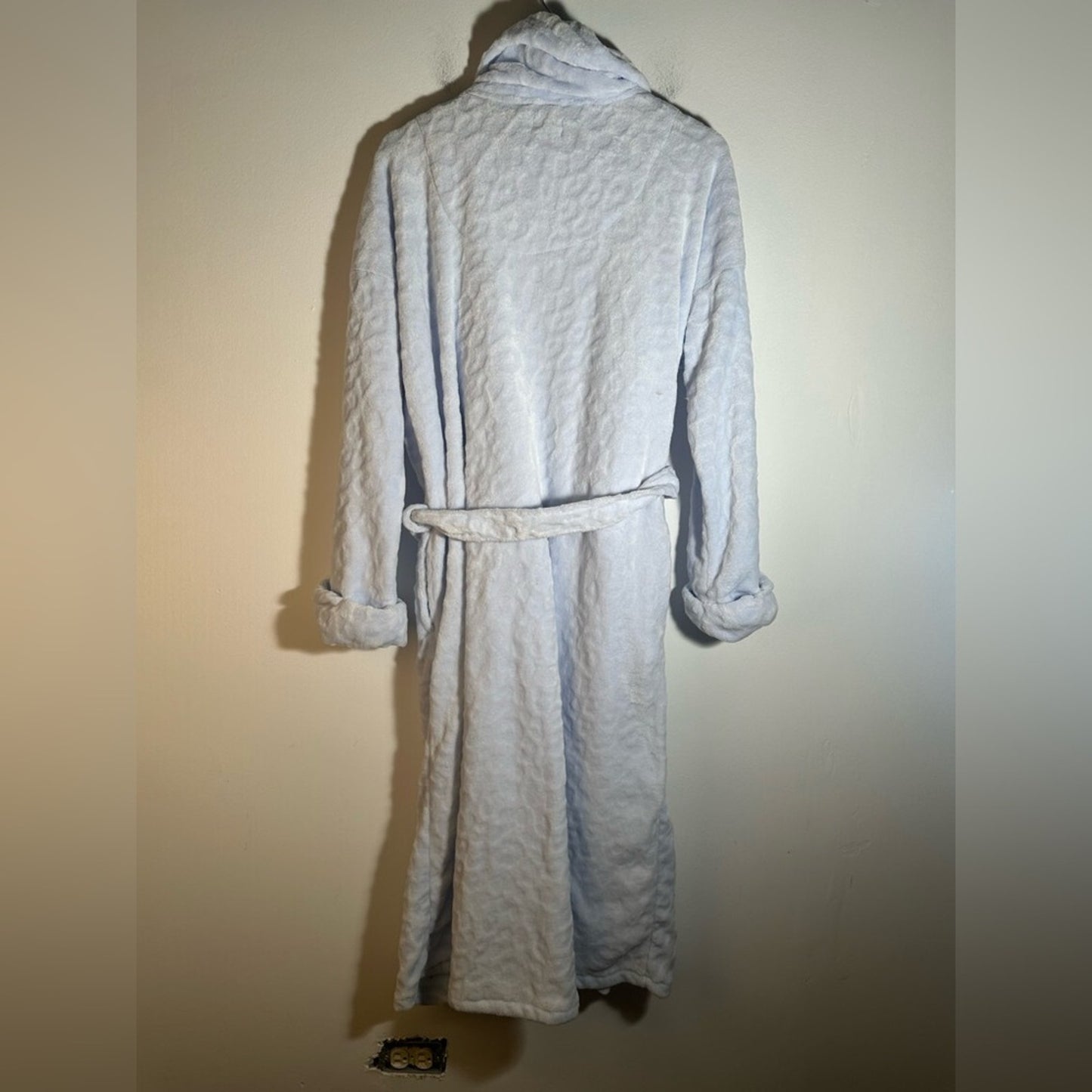 Cozy Light Blue  Fluffy Robe