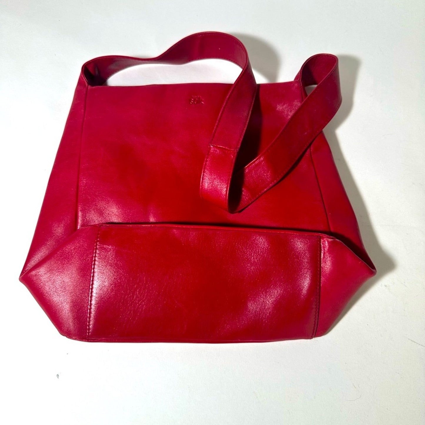The Sak Rich Red Canvas Shoulder Bag