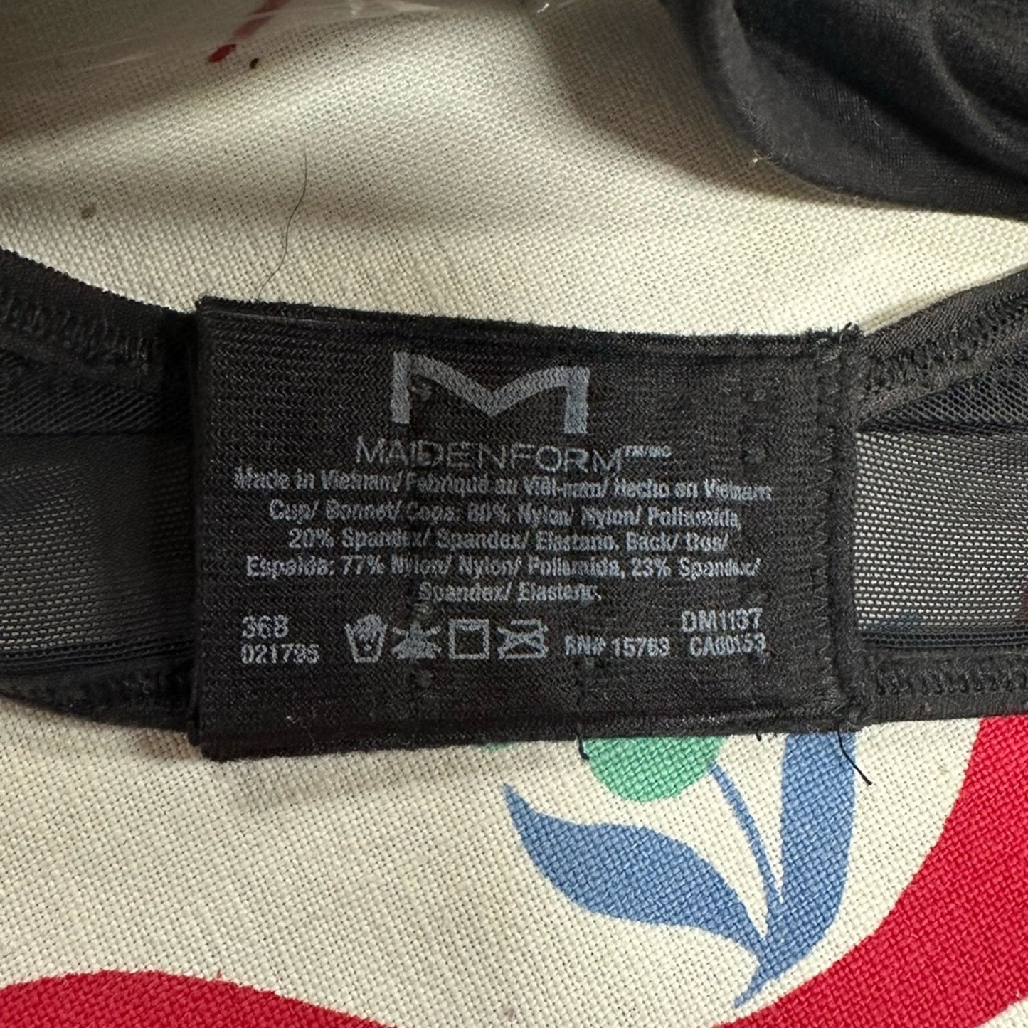 Maidenform Classic Black Women's Bra