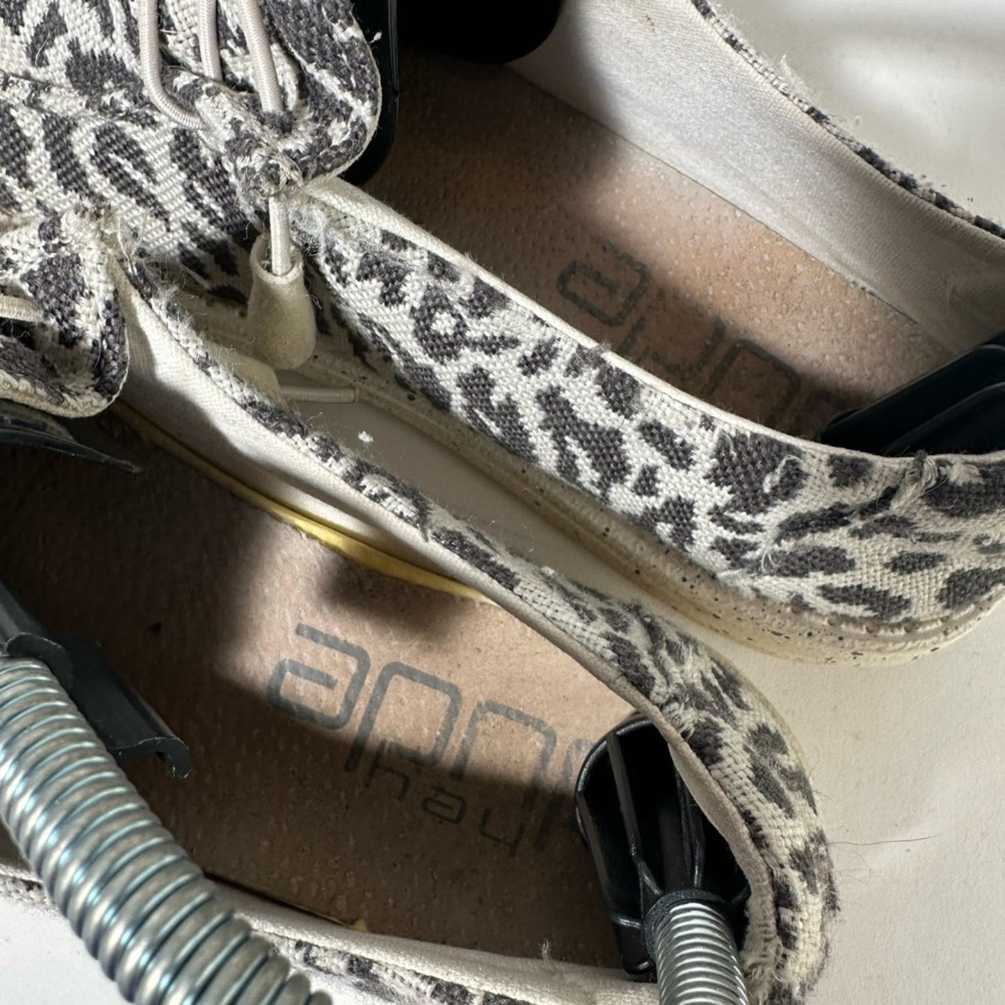 Hey Dude Wendy Cheetah Print Loafers with Soft Canvas Upper and Flexible Sole