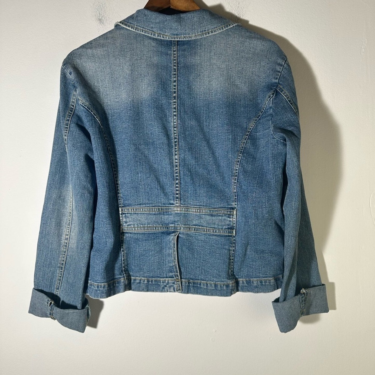 Vintage Pierre Cardin Blue Jean Jacket Classic Design
