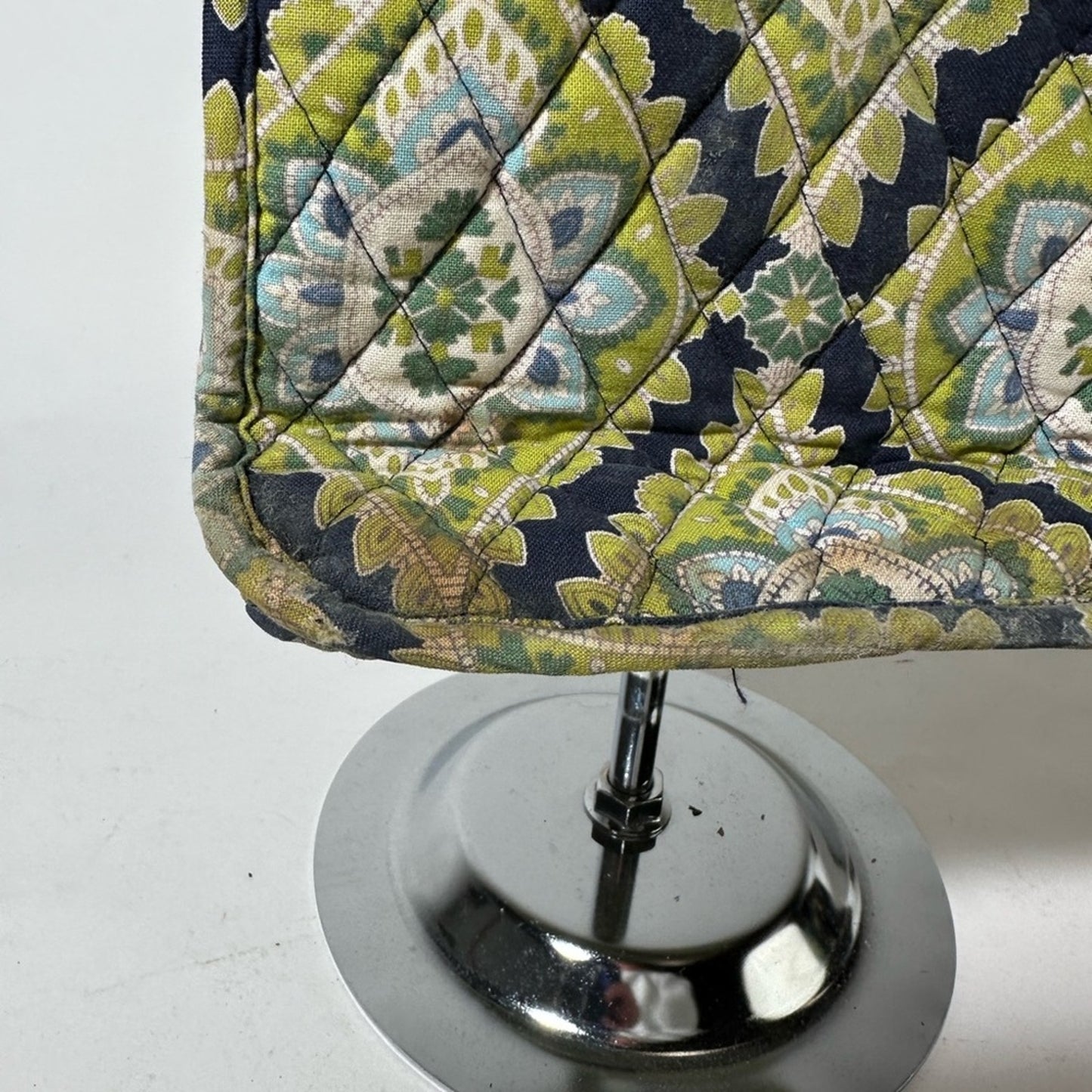 Vera Bradley Green and Black Crossbody Bag Quilted Design