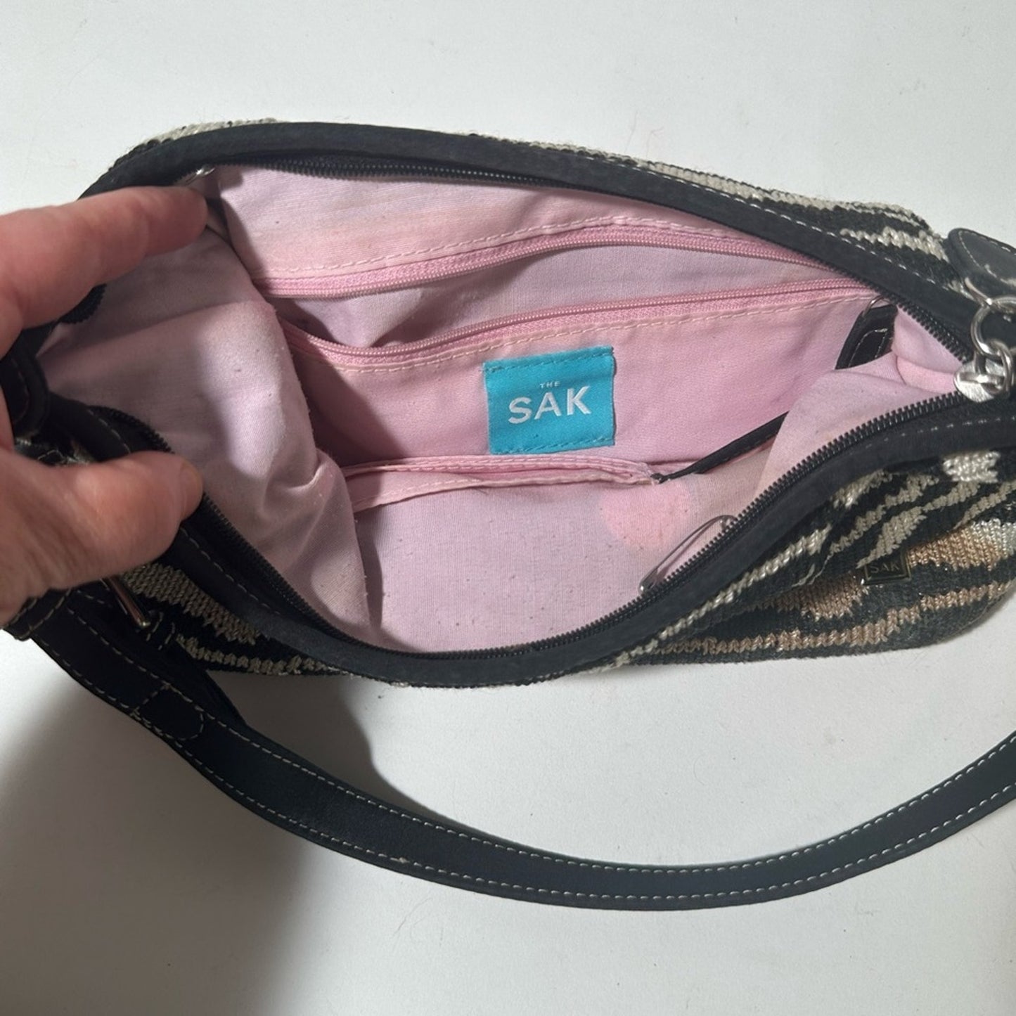 Black and White Zebra Print Women's Bag