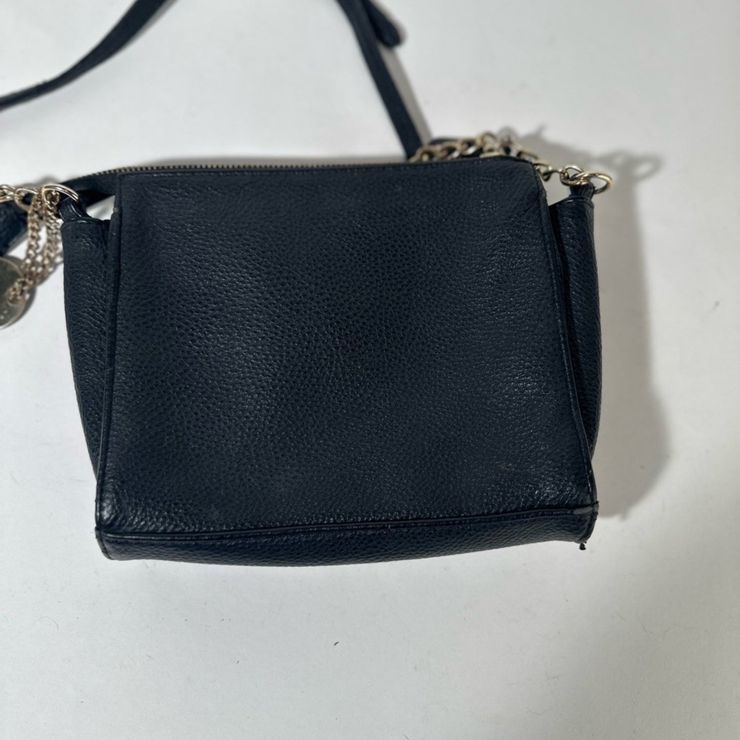 Steve Madden Black Quilted Crossbody with Chain Strap