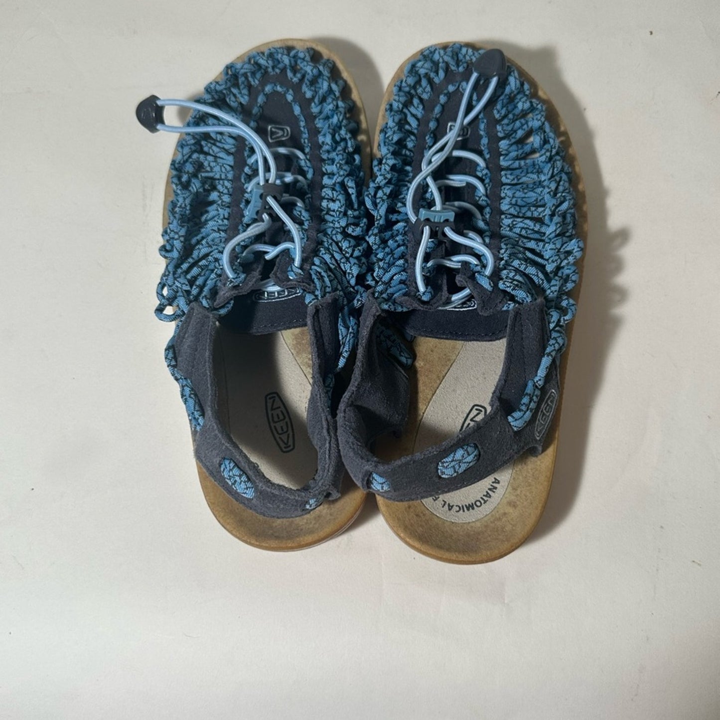 Keen Navy and Light Blue Woven Sandals