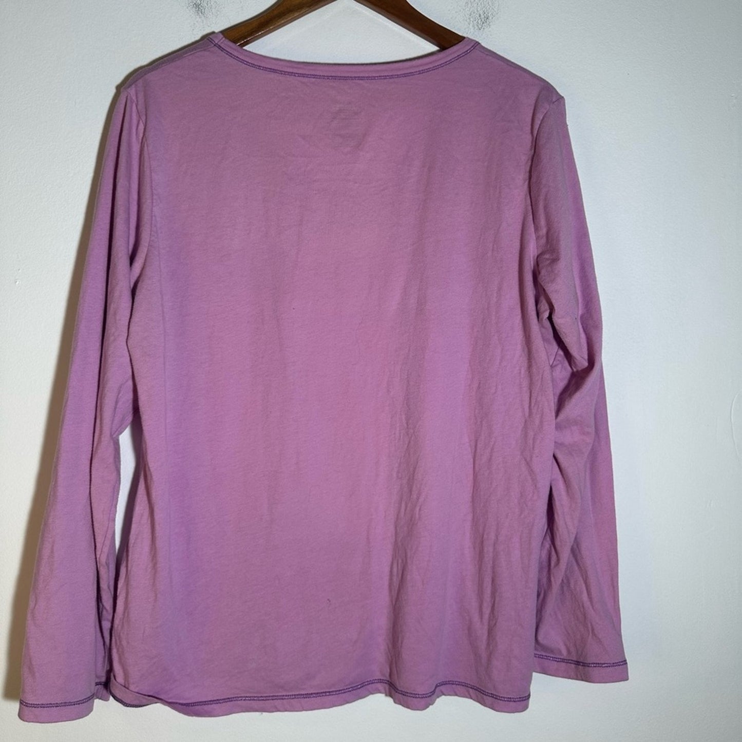 Purple Snowflake Embellished Women's Top