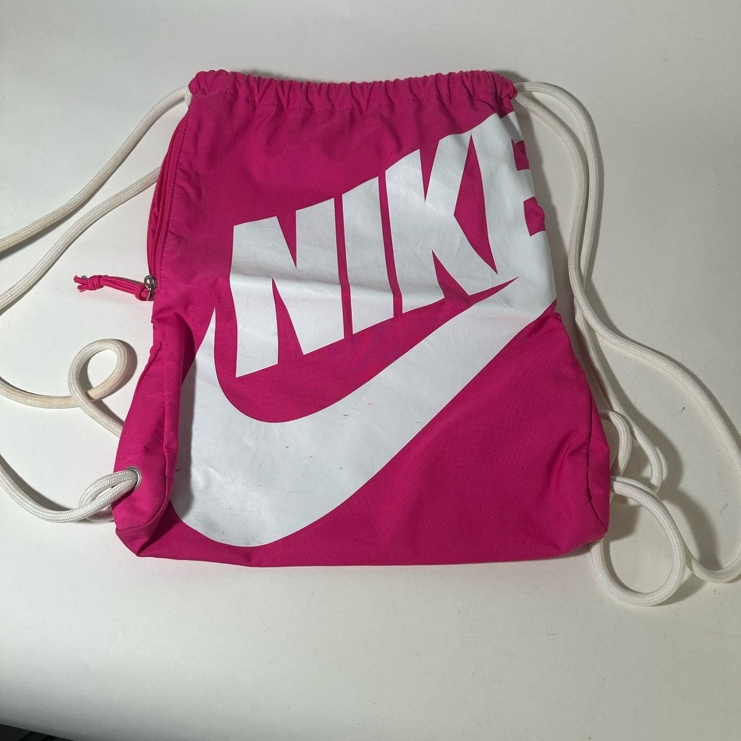 Nike Pink Drawstring Bag