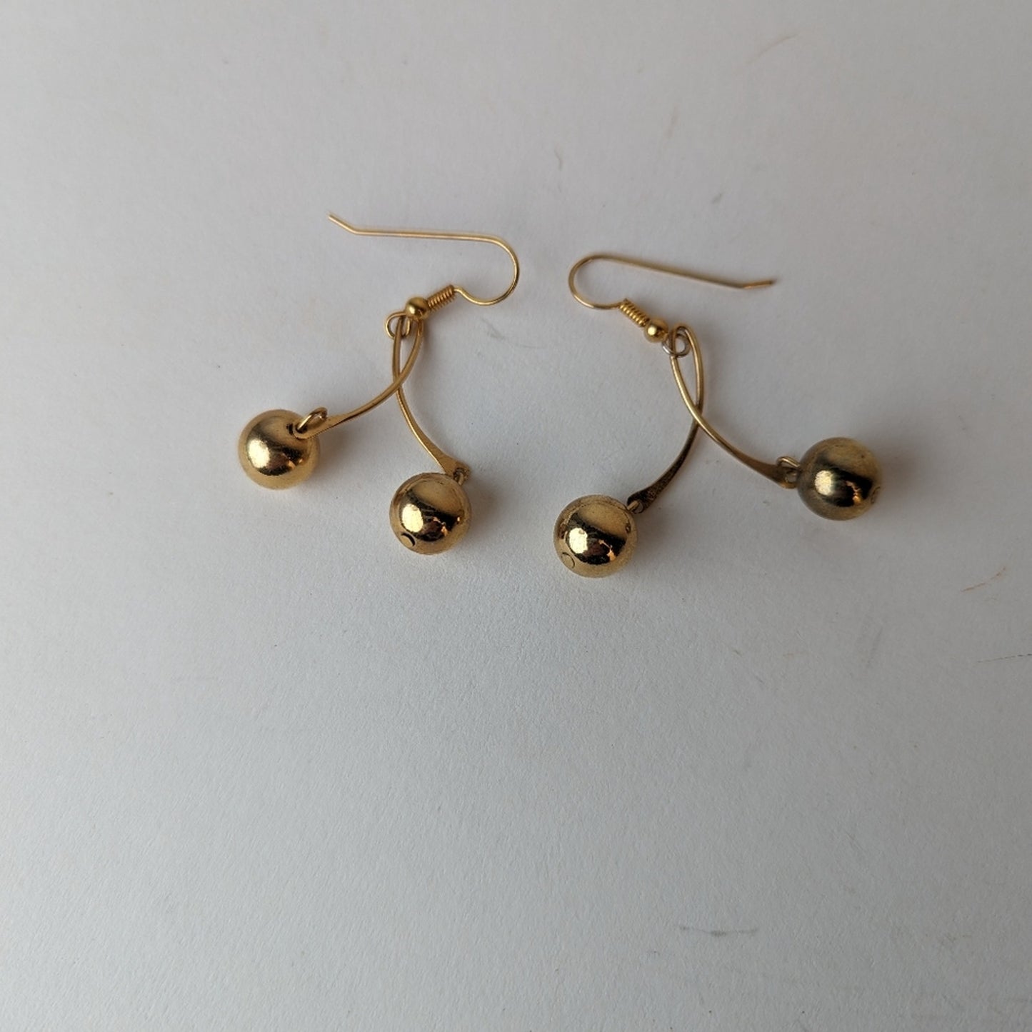 Gold Ball Earrings