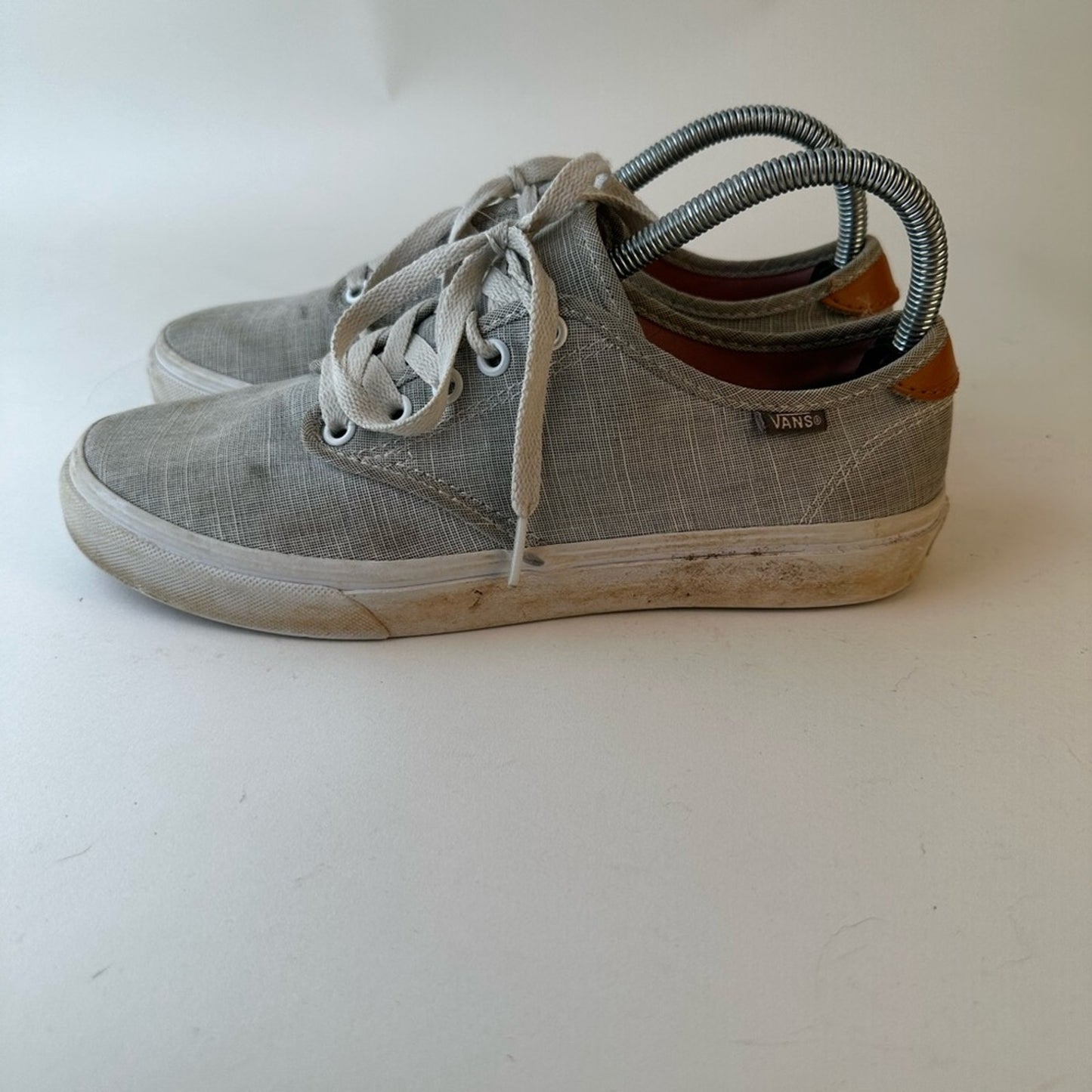 Vans Lo Top Canvas Lace Up Sneakers
