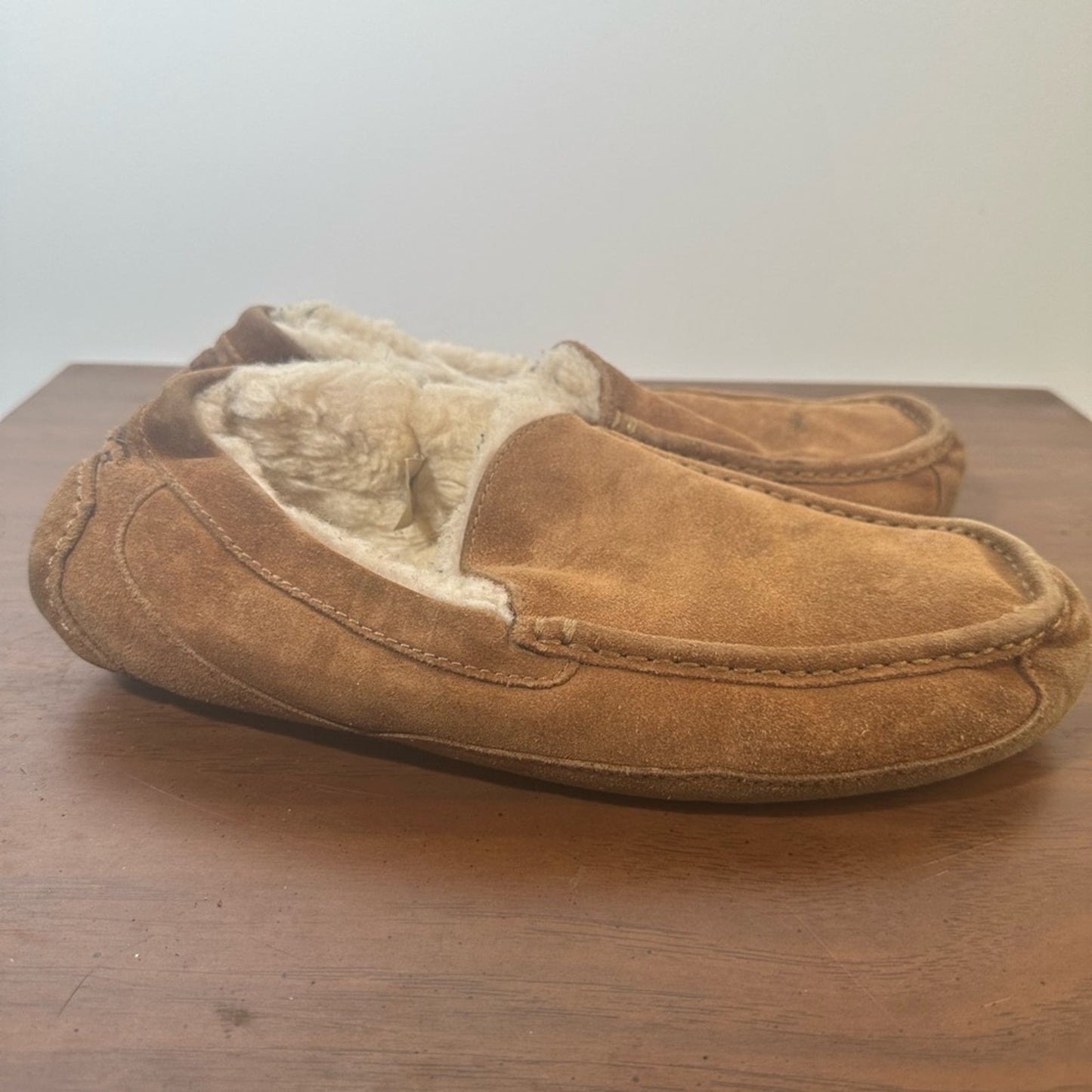 Men's Tan Suede UGG Loafers Slippers. 11.5-12