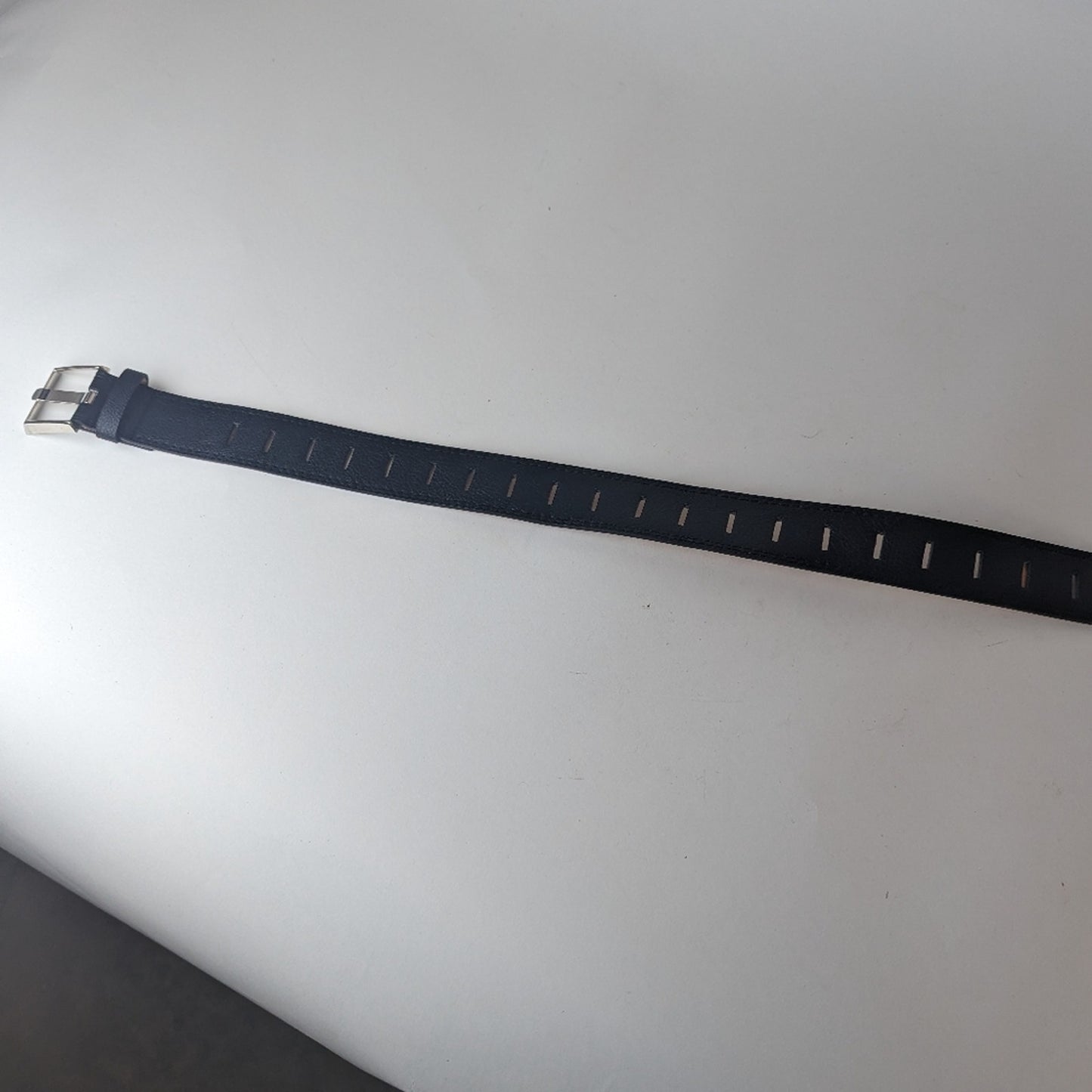 Wide Prong Harness Buckle Belt - 45" long