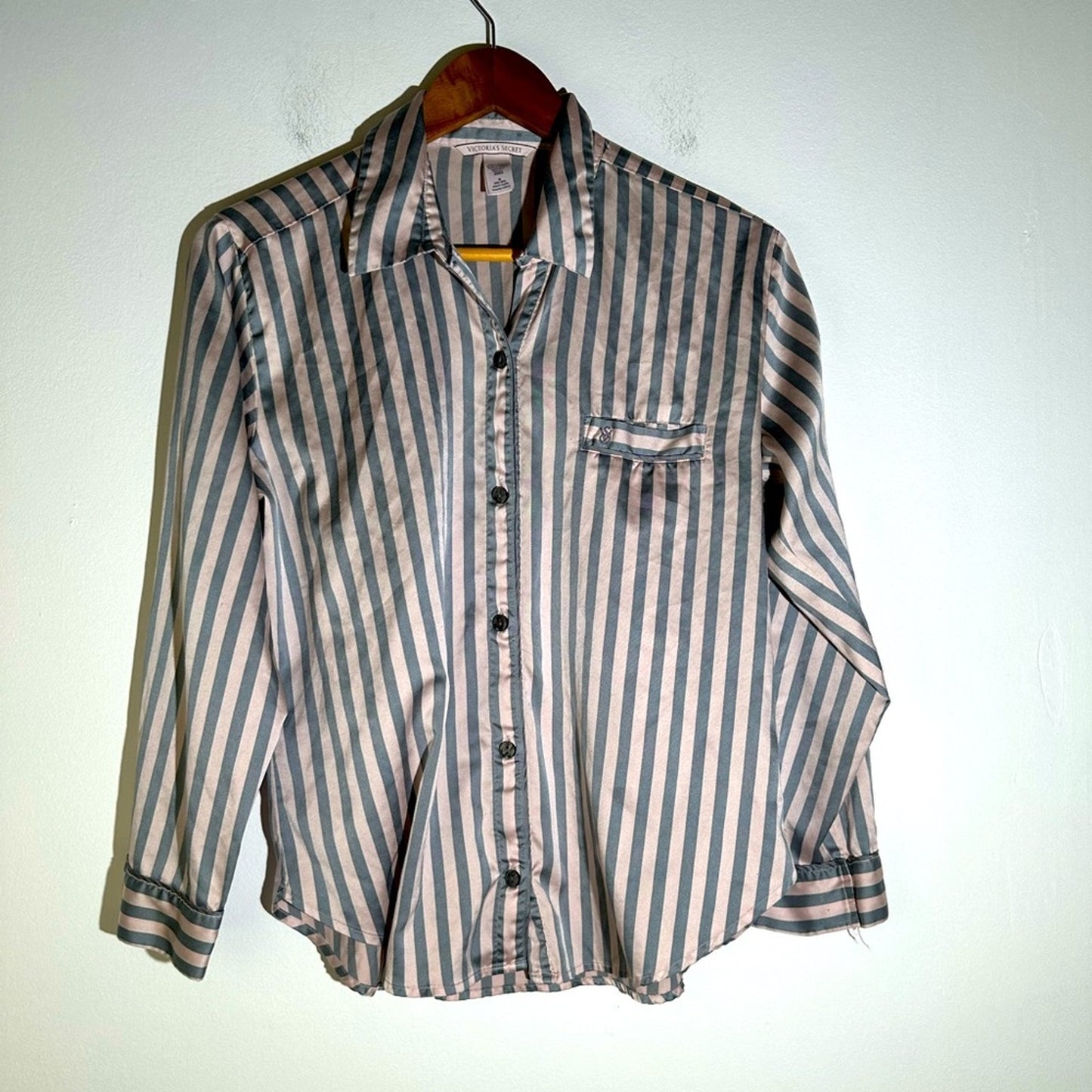 Victoria’s Secret Silky Striped Sleep Top