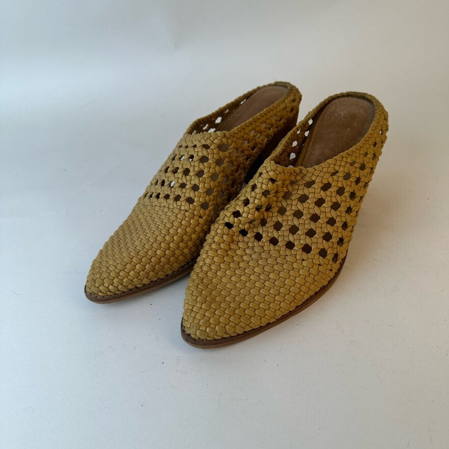 Mi.iM Paris Woven Leather Mules