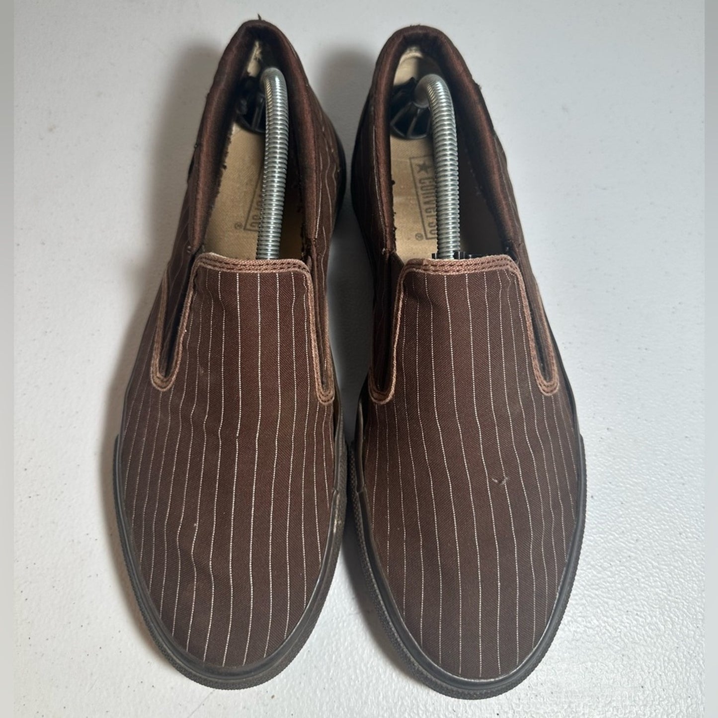 Converse Men's Brown Striped Sneakers