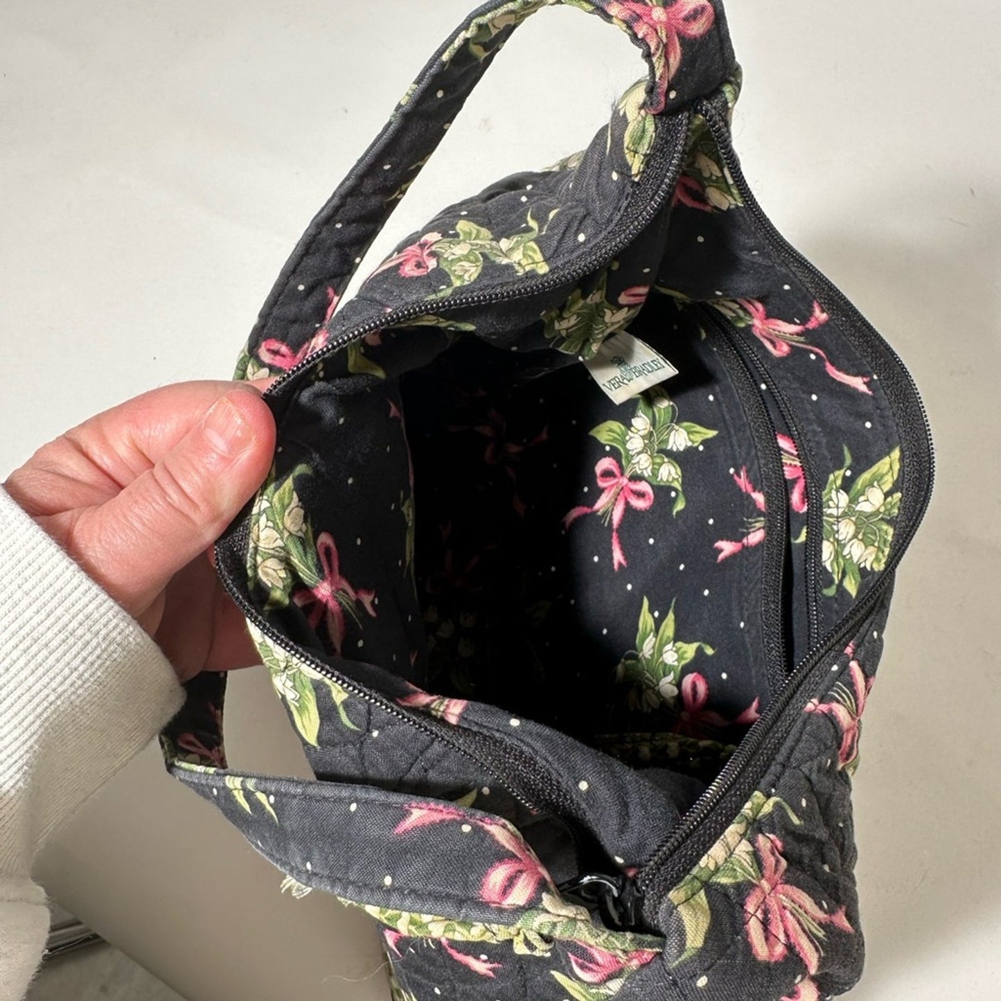 Vera Bradley Floral Quilted Shoulder Bag