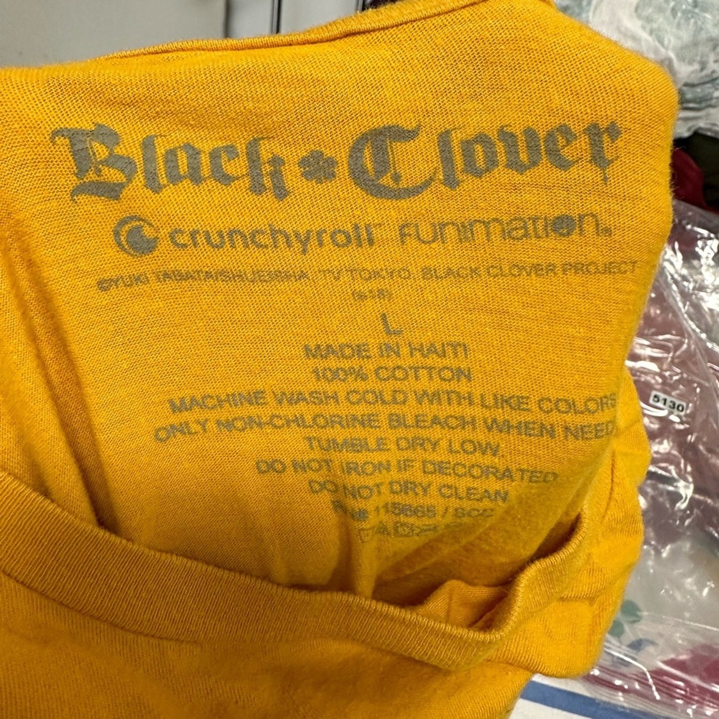 Black Clover Anime Tee Shirt