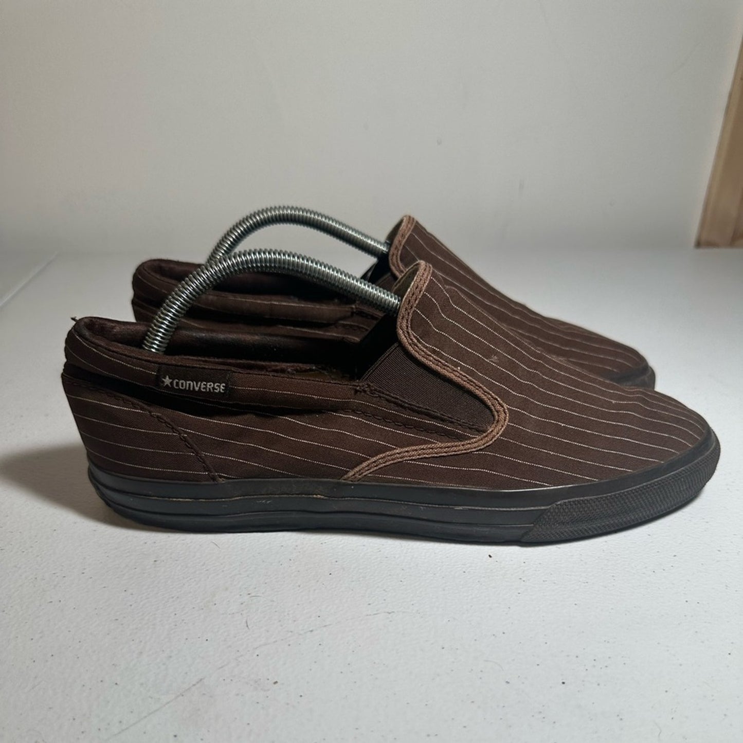 Converse Men's Brown Striped Sneakers
